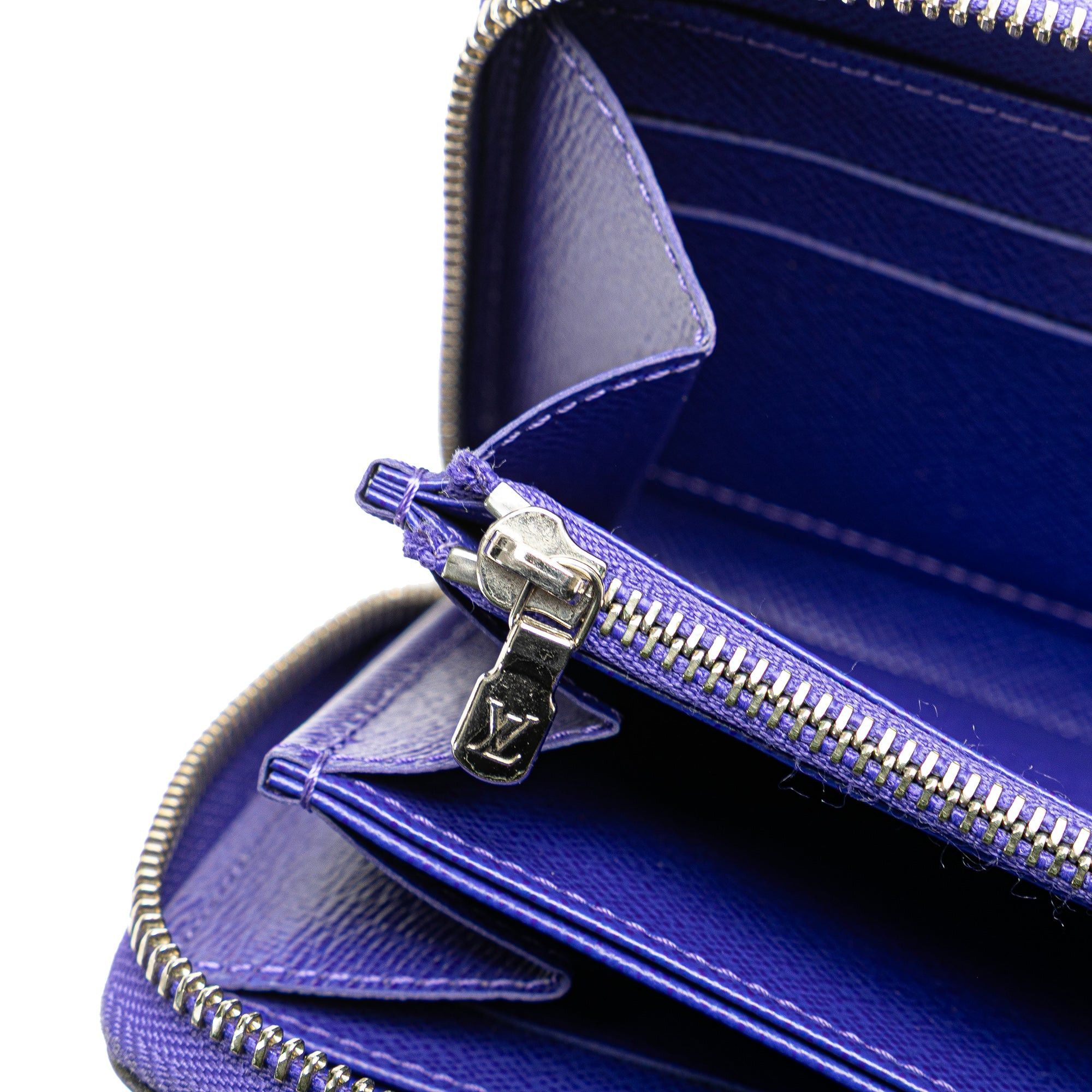 Louis Vuitton Louis Vuitton Epi Zippy Long Wallet Purple Size ONE SIZE - 9 Thumbnail