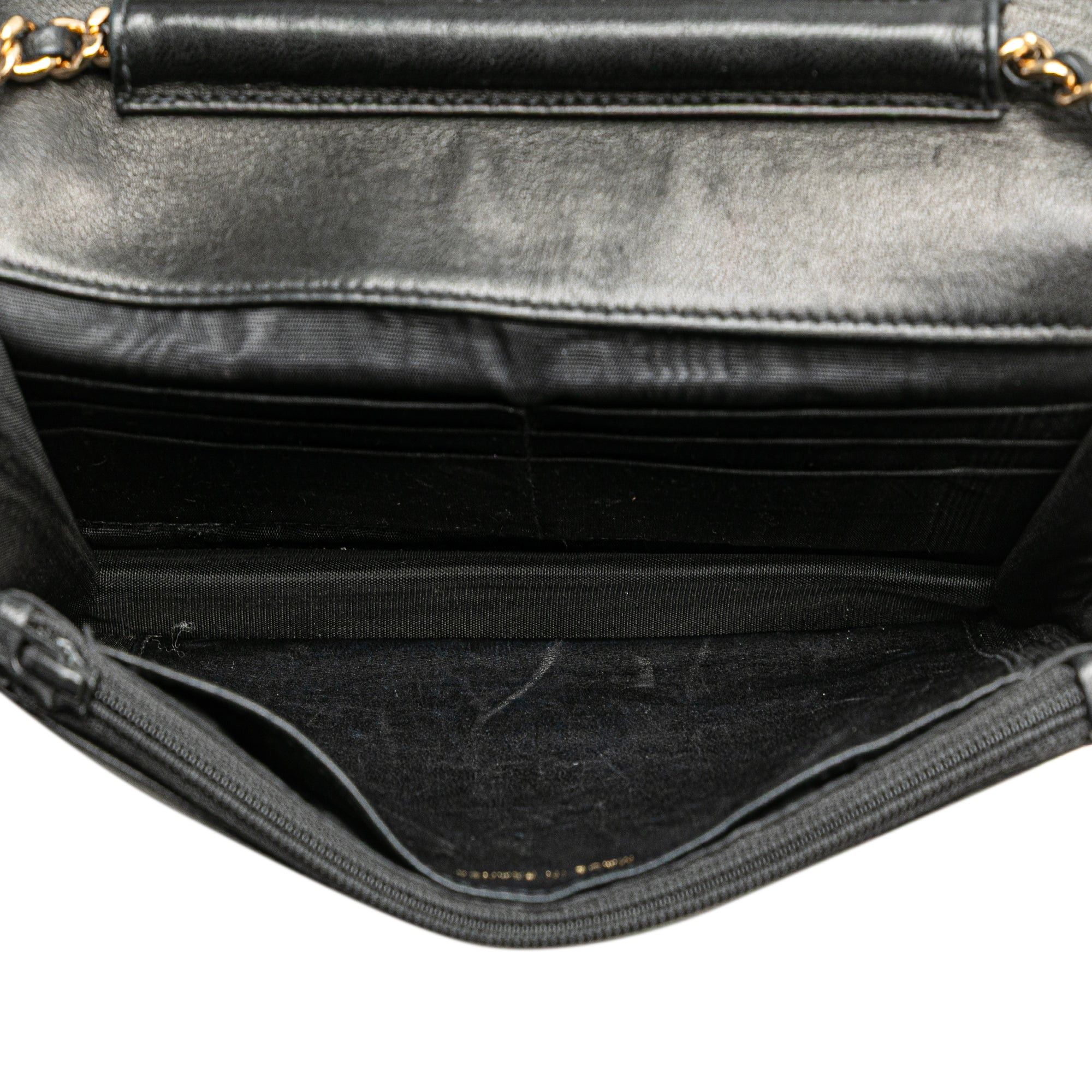 Chanel Chanel CC Caviar Wallet on Chain Black Size ONE SIZE - 4 Thumbnail