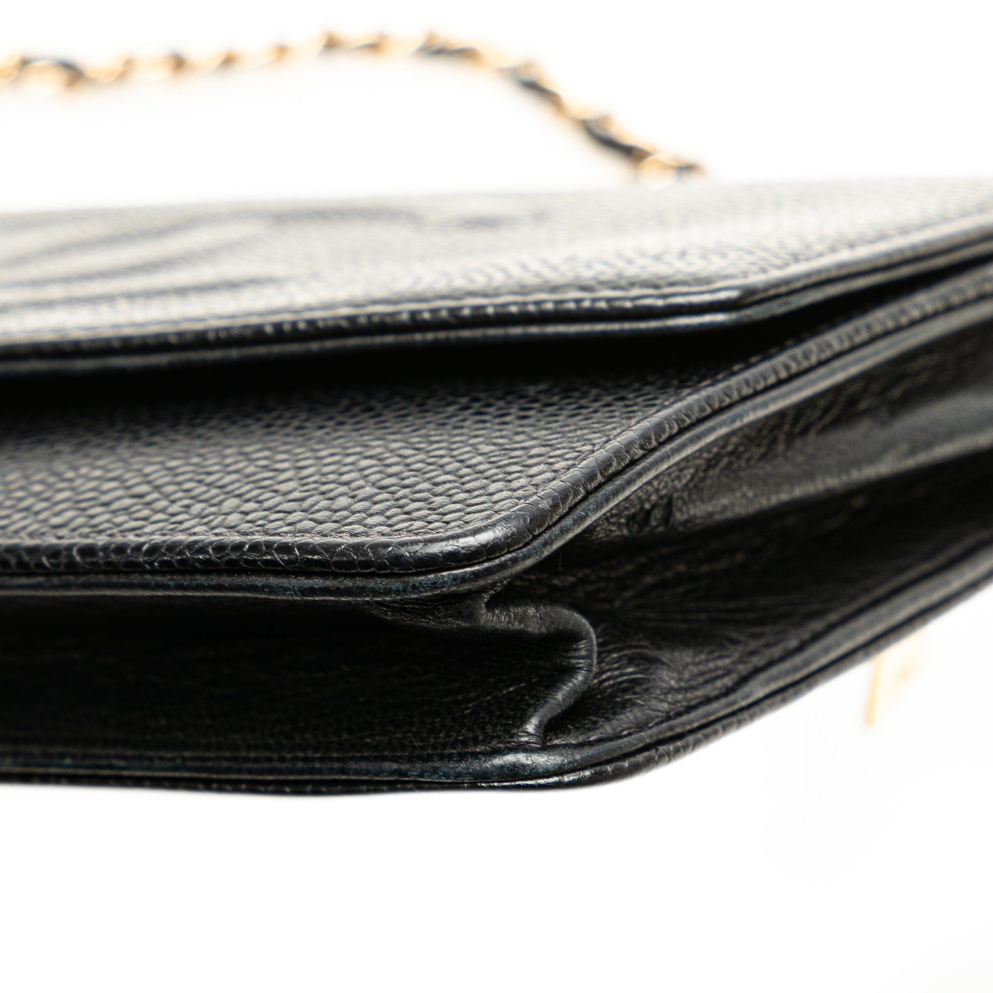 Chanel Chanel CC Caviar Wallet on Chain Black Size ONE SIZE - 13 Thumbnail