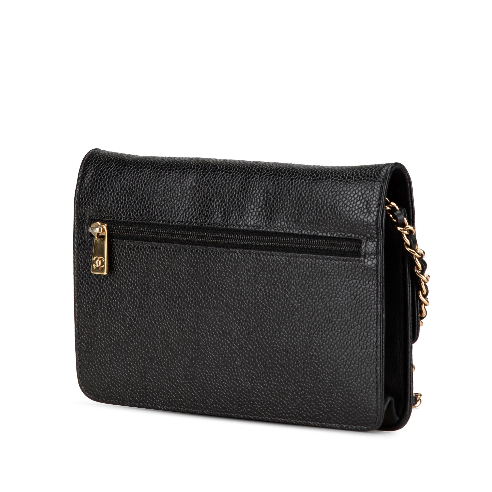 Chanel Chanel CC Caviar Wallet on Chain Black Size ONE SIZE - 2 Thumbnail