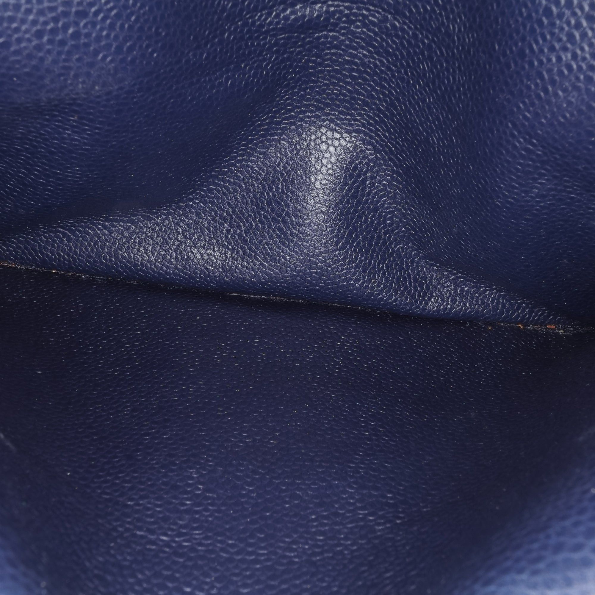 Chanel Chanel Medium Classic Caviar Double Flap Blue Size ONE SIZE - 6 Thumbnail