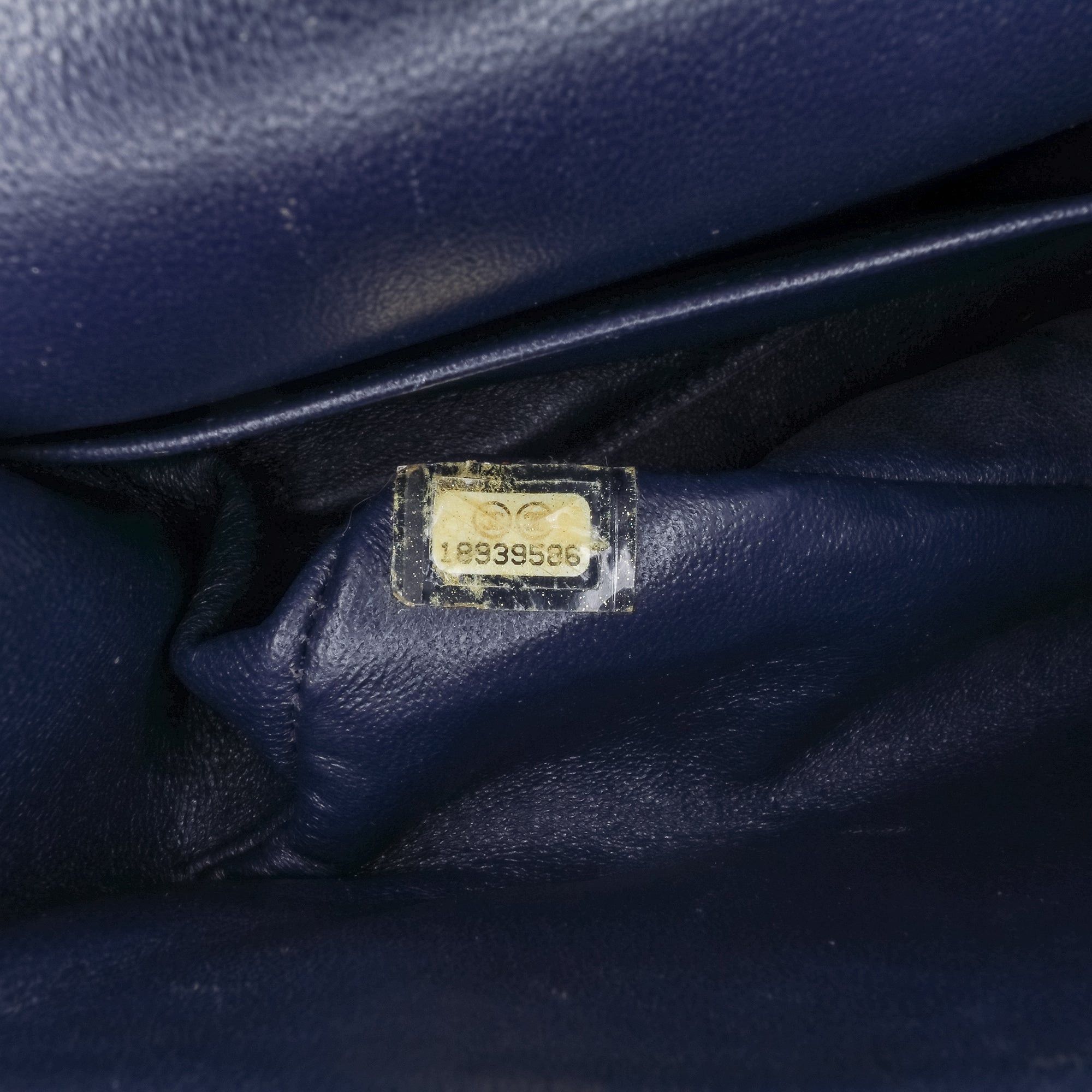 Chanel Chanel Medium Classic Caviar Double Flap Blue Size ONE SIZE - 8 Thumbnail