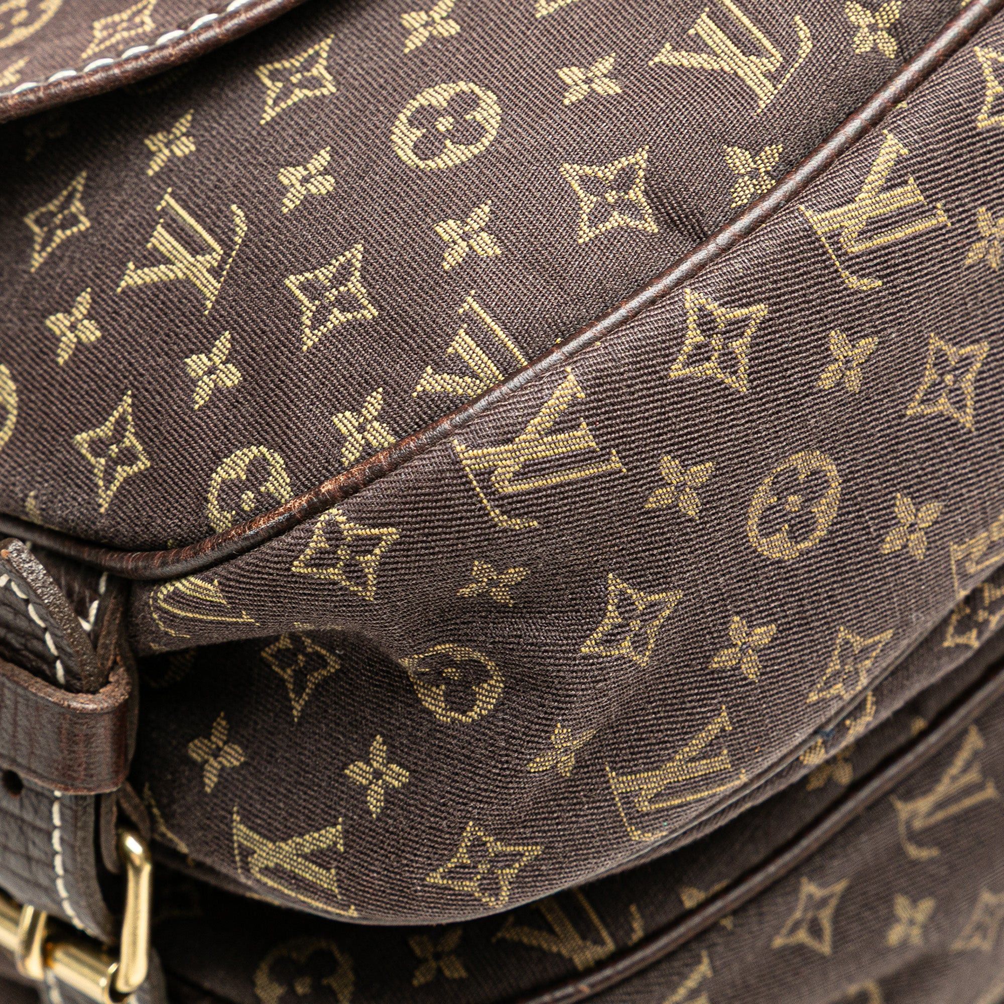 Louis Vuitton Louis Vuitton Monogram Mini Lin Saumur 30 Brown Size ONE SIZE - 9 Thumbnail