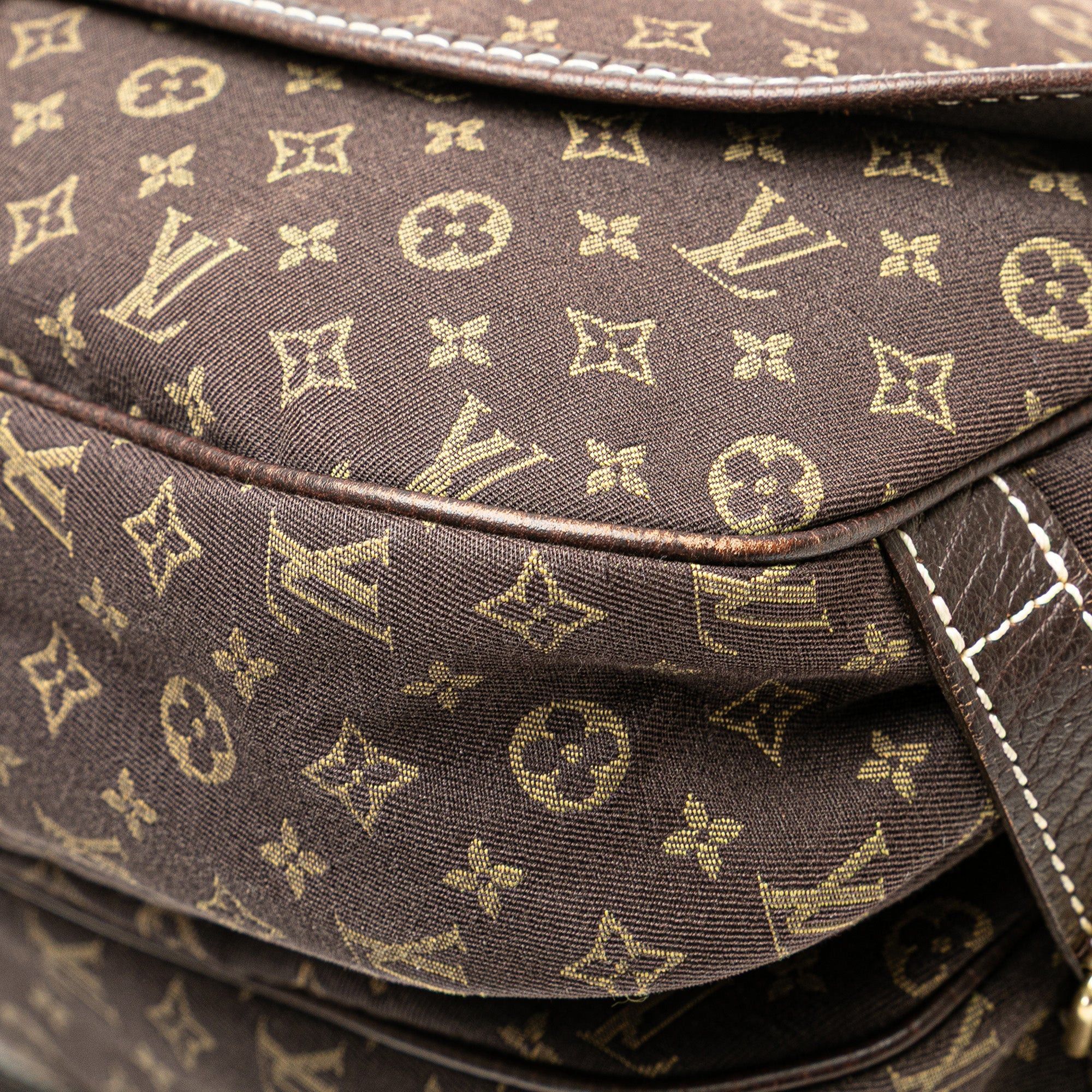 Louis Vuitton Louis Vuitton Monogram Mini Lin Saumur 30 Brown Size ONE SIZE - 10 Thumbnail