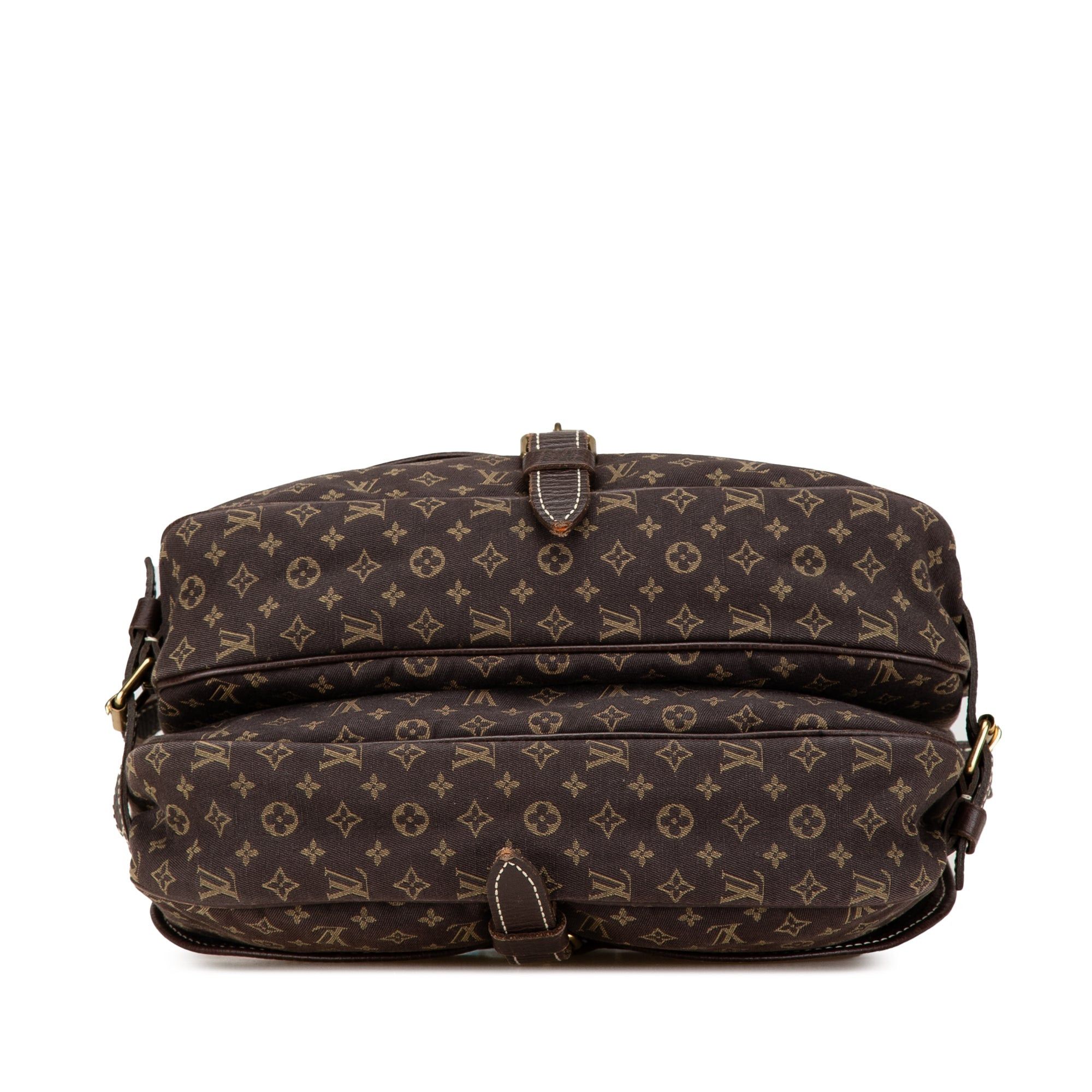 Louis Vuitton Louis Vuitton Monogram Mini Lin Saumur 30 Brown Size ONE SIZE - 3 Thumbnail