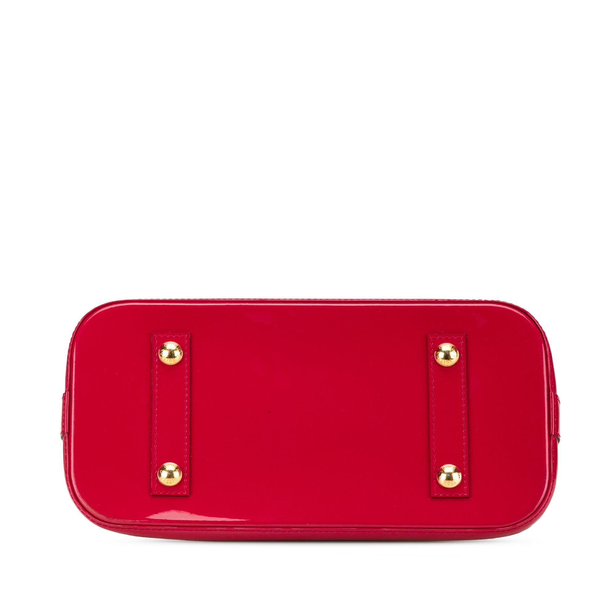 Louis Vuitton Louis Vuitton Monogram Vernis Alma PM Pink Size ONE SIZE - 3 Thumbnail
