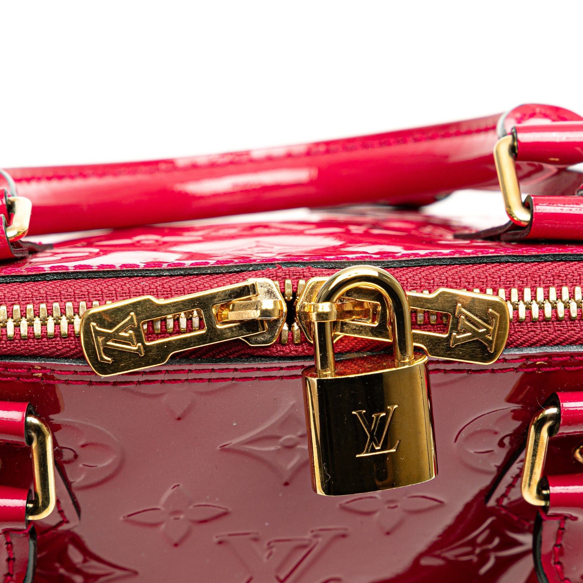 Louis Vuitton Louis Vuitton Monogram Vernis Alma PM Pink Size ONE SIZE - 6 Thumbnail