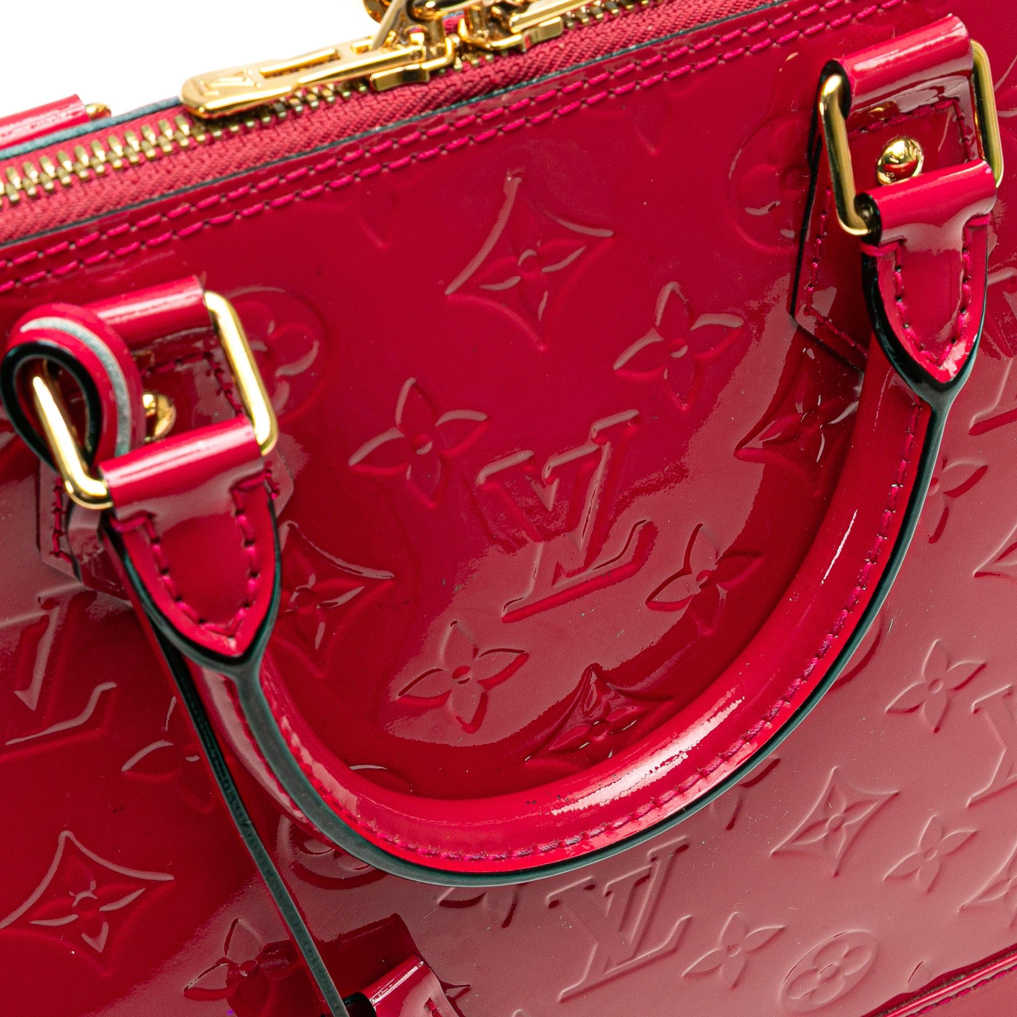 Louis Vuitton Louis Vuitton Monogram Vernis Alma PM Pink Size ONE SIZE - 8 Thumbnail