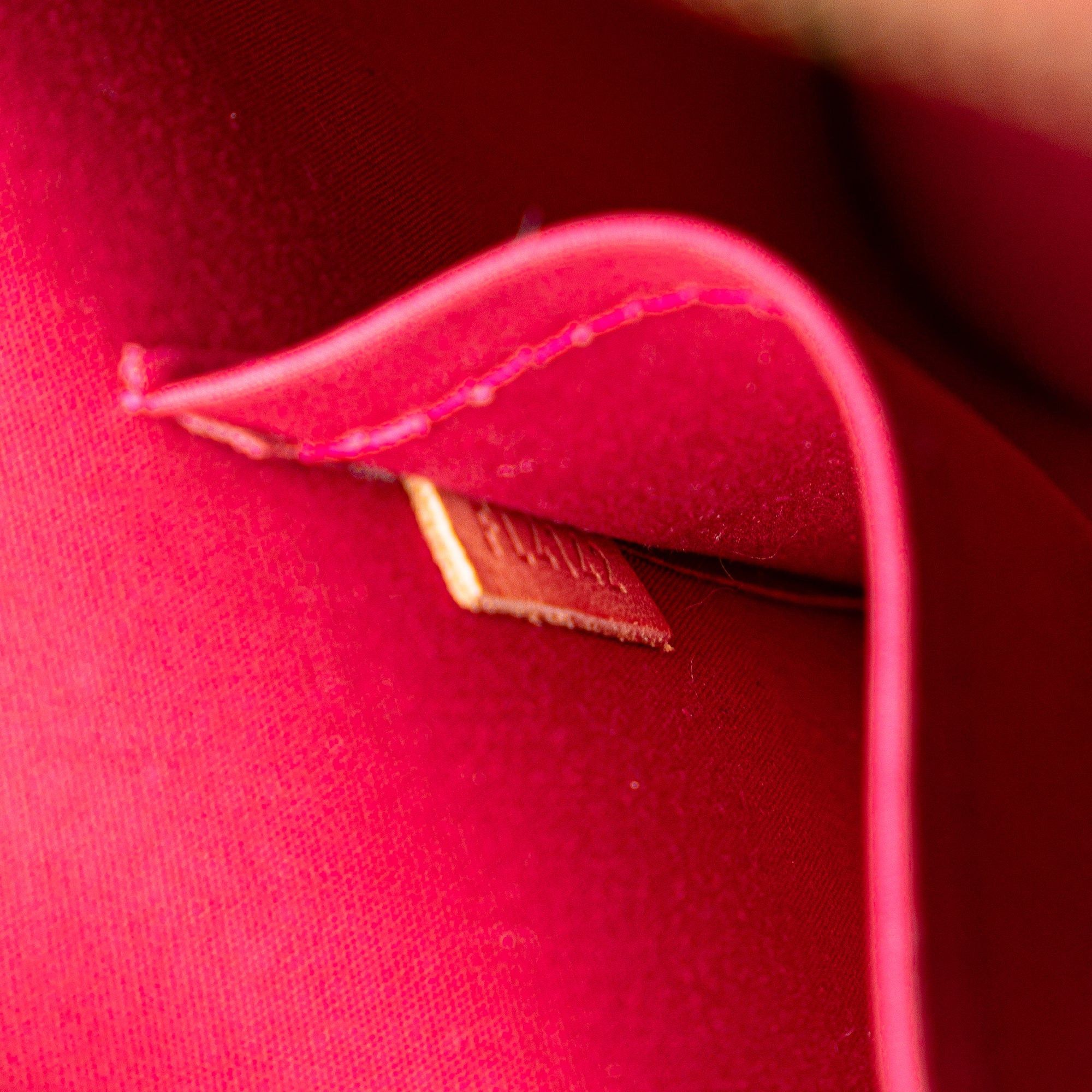 Louis Vuitton Louis Vuitton Monogram Vernis Alma PM Pink Size ONE SIZE - 5 Thumbnail