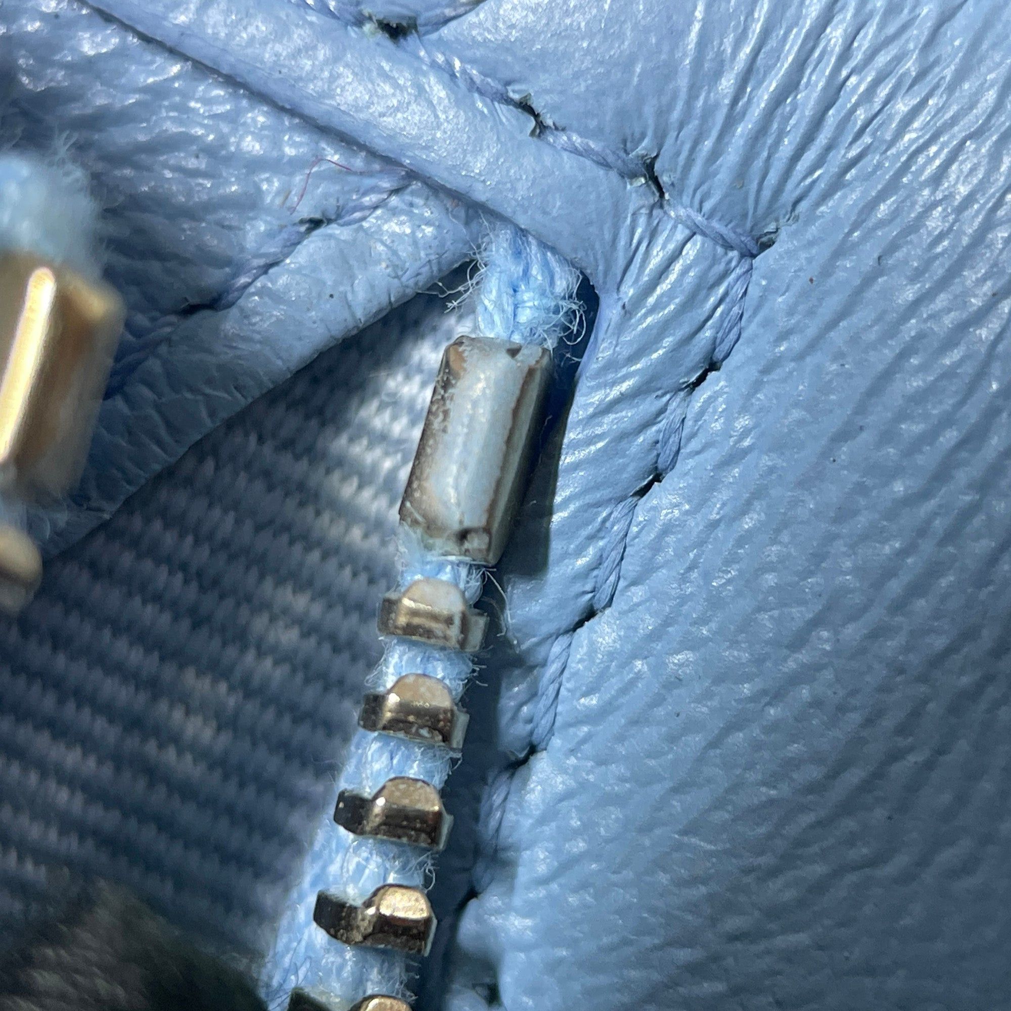 Chanel Chanel Quilted Lambskin Candy Chain Wallet Blue Size ONE SIZE - 7 Thumbnail