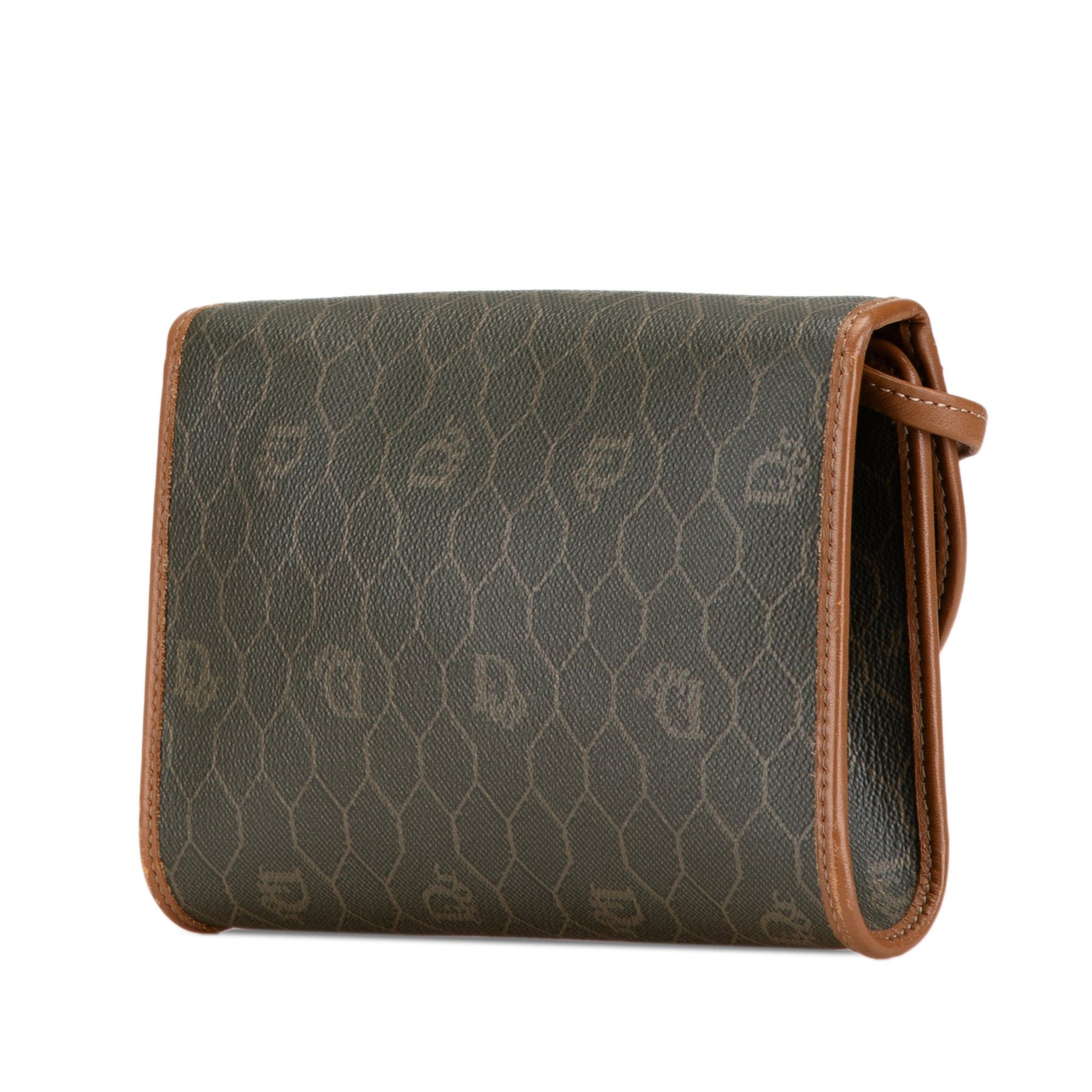 Dior Dior Honeycomb Coated Canvas Crossbody Black Size ONE SIZE - 2 Thumbnail
