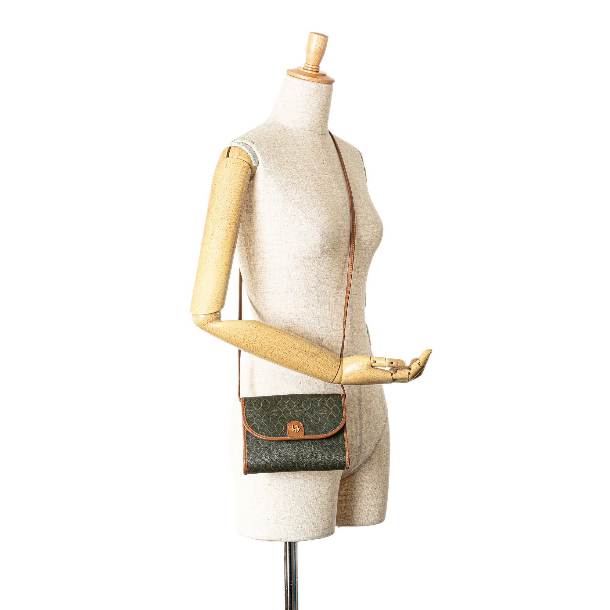Dior Dior Honeycomb Coated Canvas Crossbody Black Size ONE SIZE - 6 Thumbnail