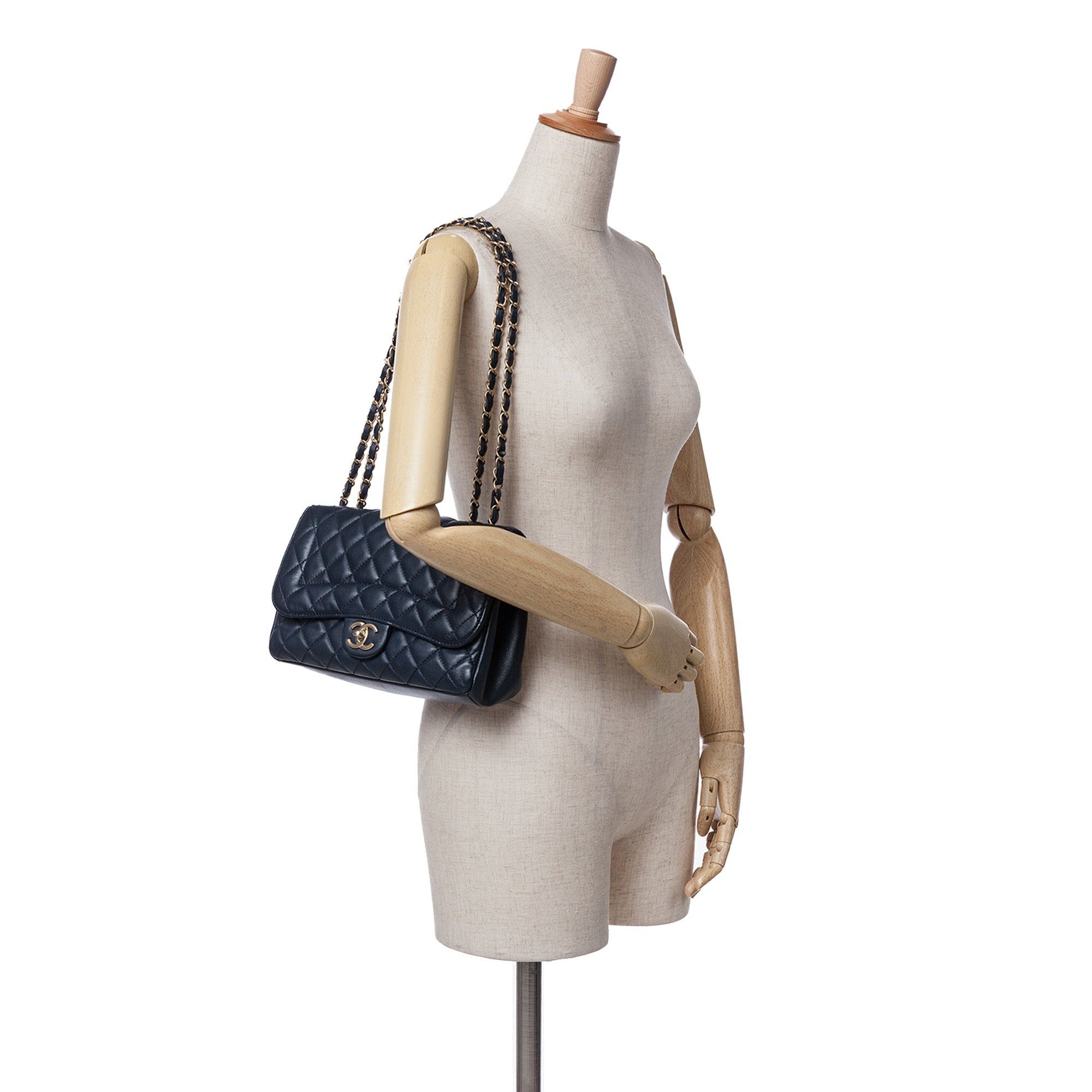 Chanel Chanel Medium Quilted Lambskin Mademoiselle Chic Flap Blue Size ONE SIZE - 9 Thumbnail