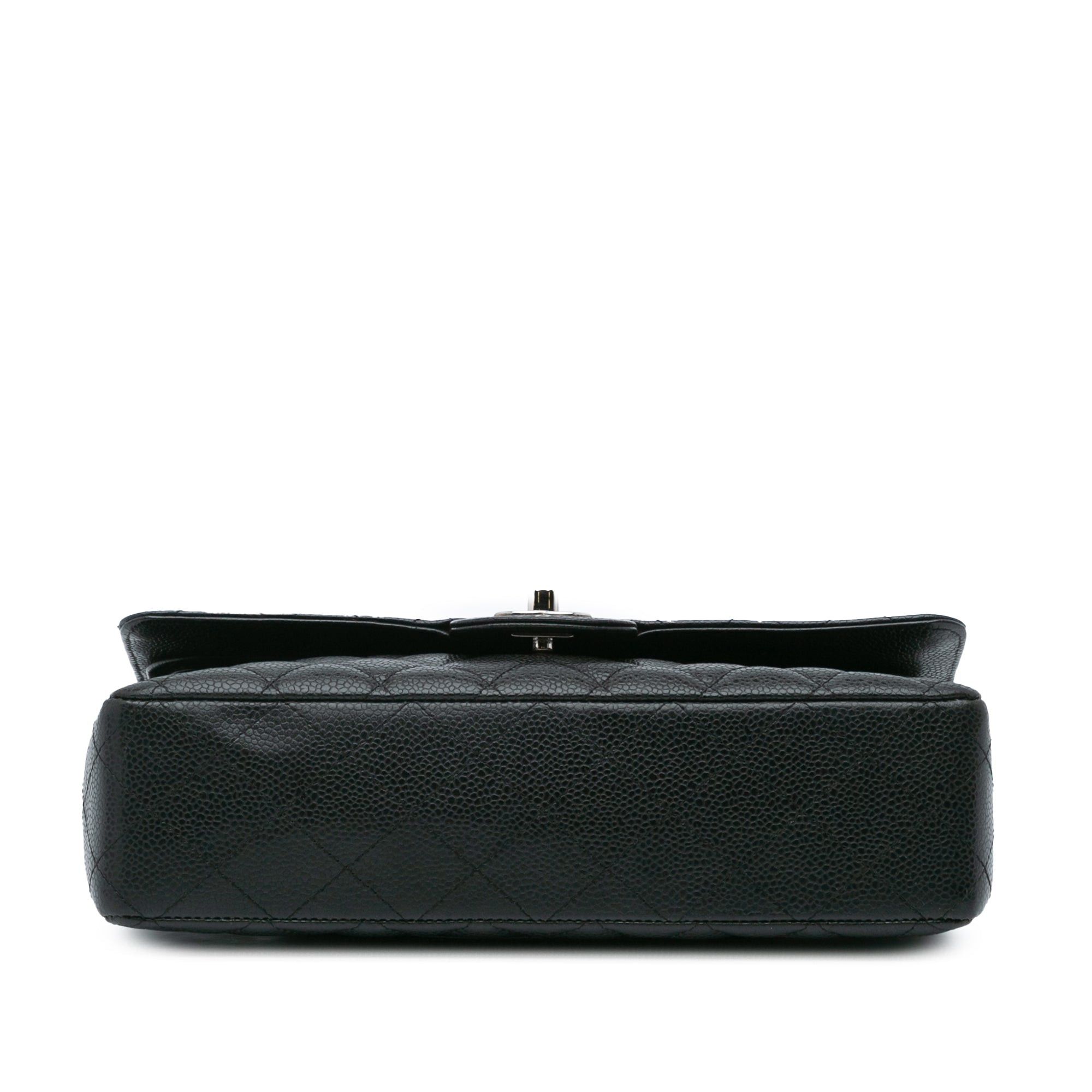 Chanel Chanel Medium Classic Caviar Double Flap Black Size ONE SIZE - 3 Thumbnail