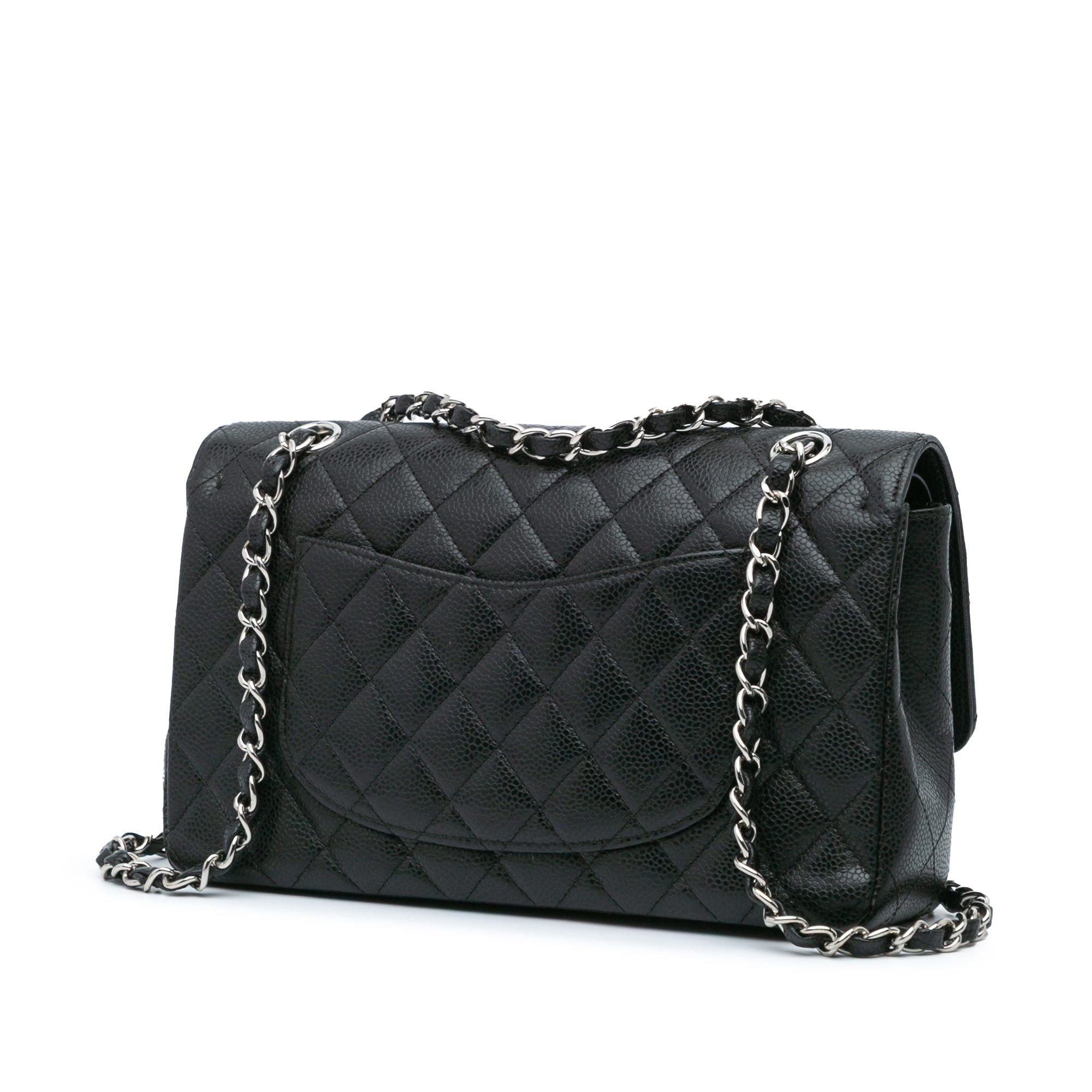 Chanel Chanel Medium Classic Caviar Double Flap Black Size ONE SIZE - 2 Thumbnail