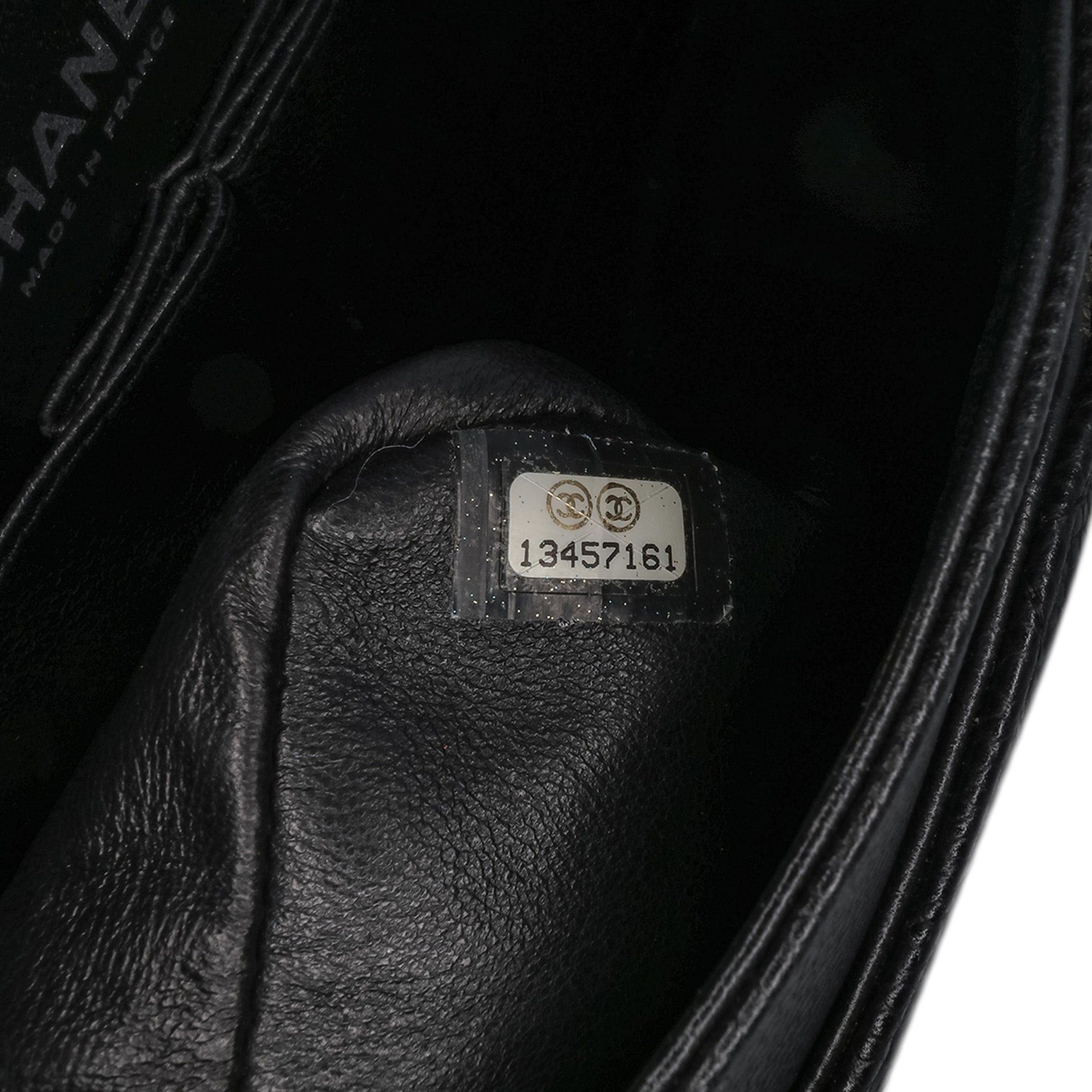 Chanel Chanel Medium Classic Caviar Double Flap Black Size ONE SIZE - 8 Thumbnail
