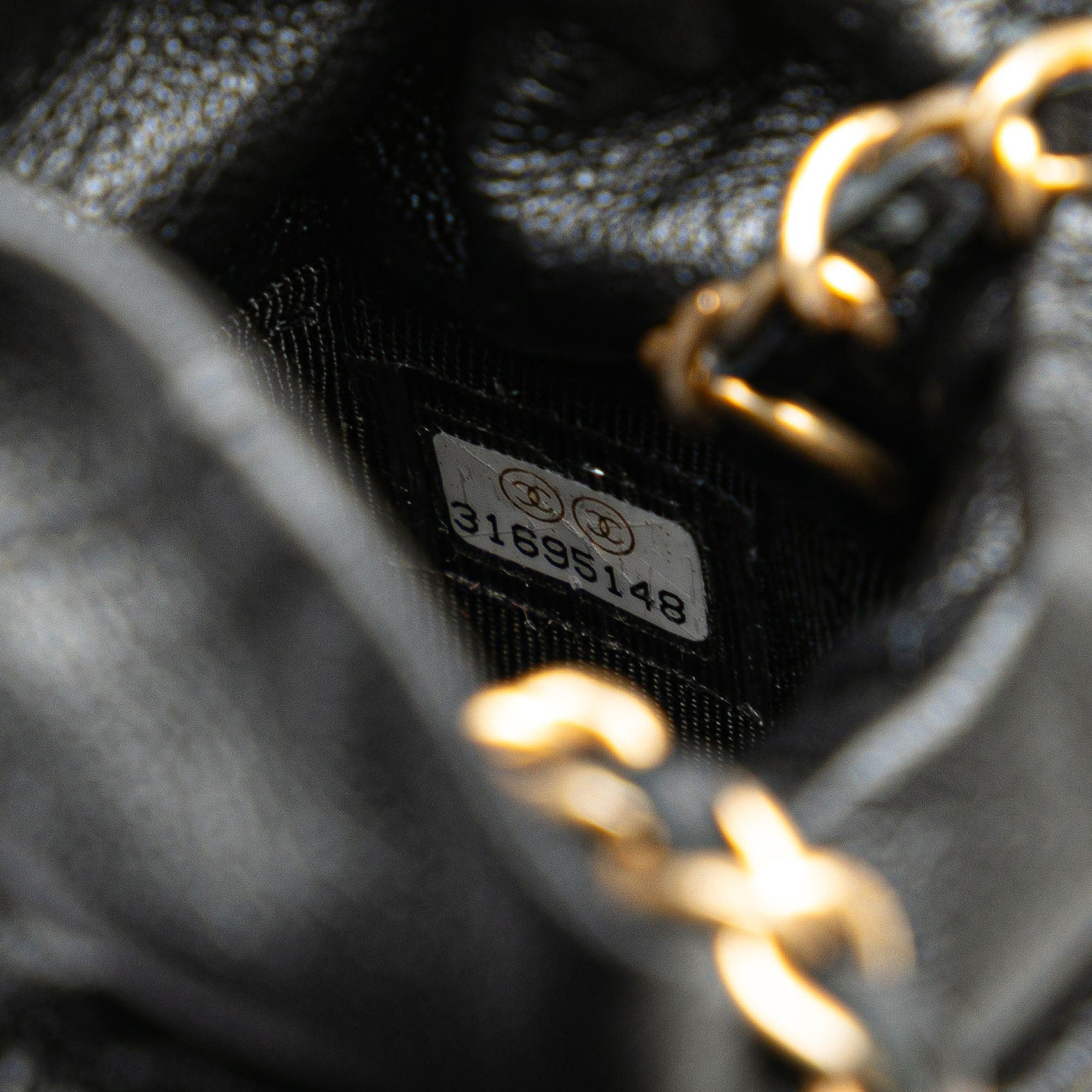 Chanel Chanel Mini Quilted Calfskin Drawstring Bucket Bag Black Size ONE SIZE - 8 Thumbnail