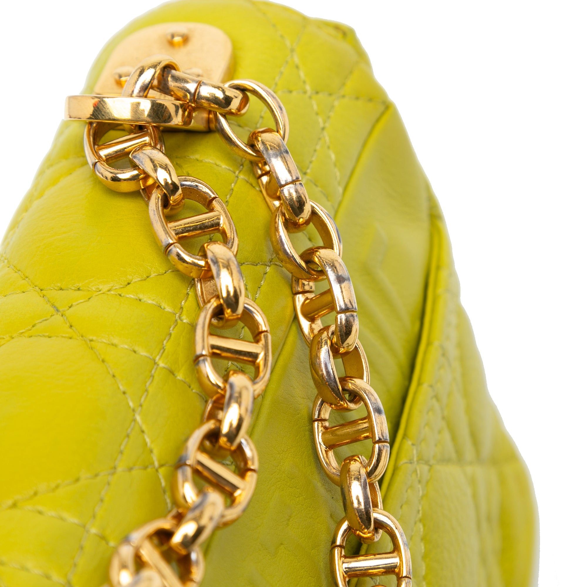 Dior Dior Small Calfskin Cannage Caro Bag Yellow Size ONE SIZE - 8 Thumbnail