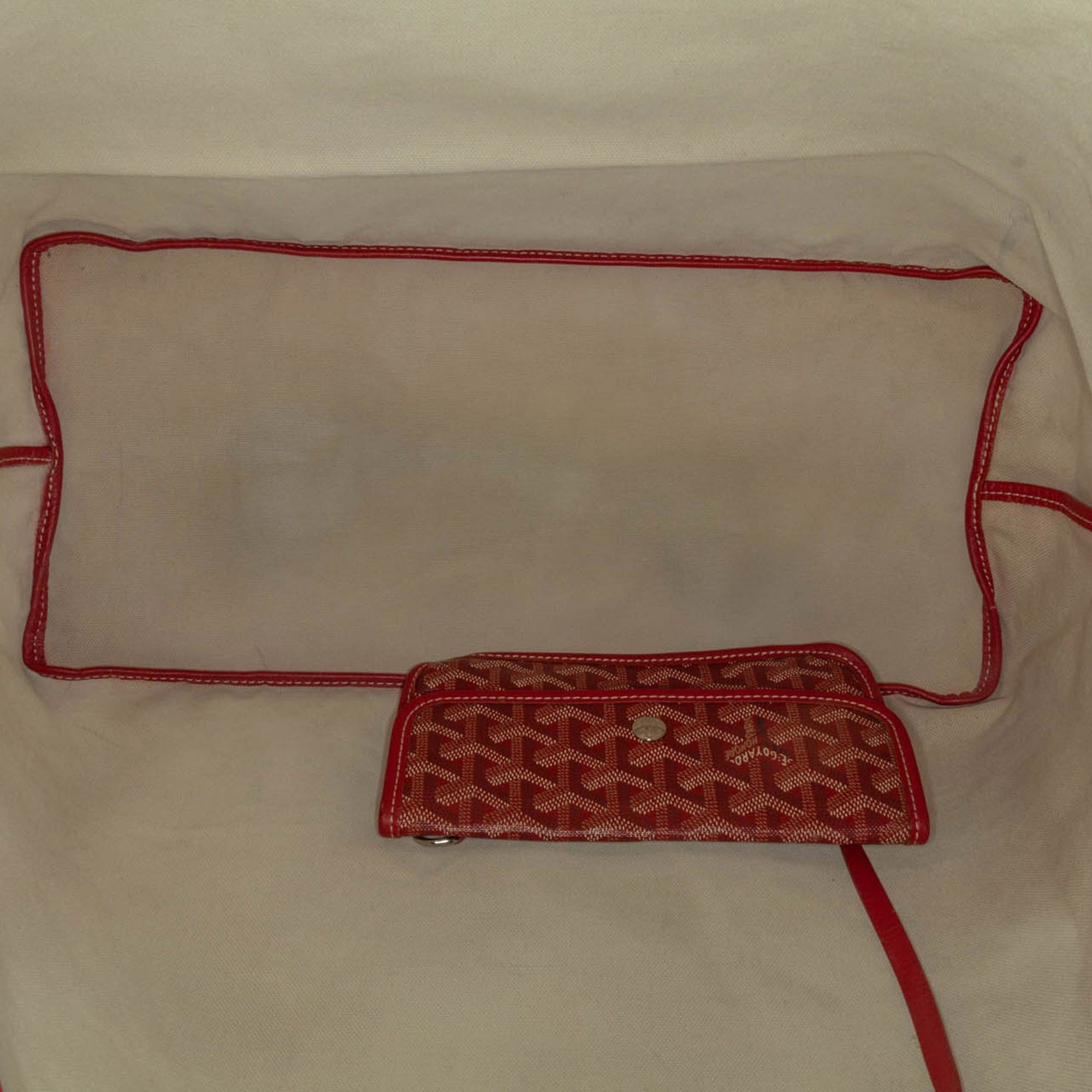 Goyard Goyard Goyardine Saint Louis GM Red Size ONE SIZE - 4 Thumbnail