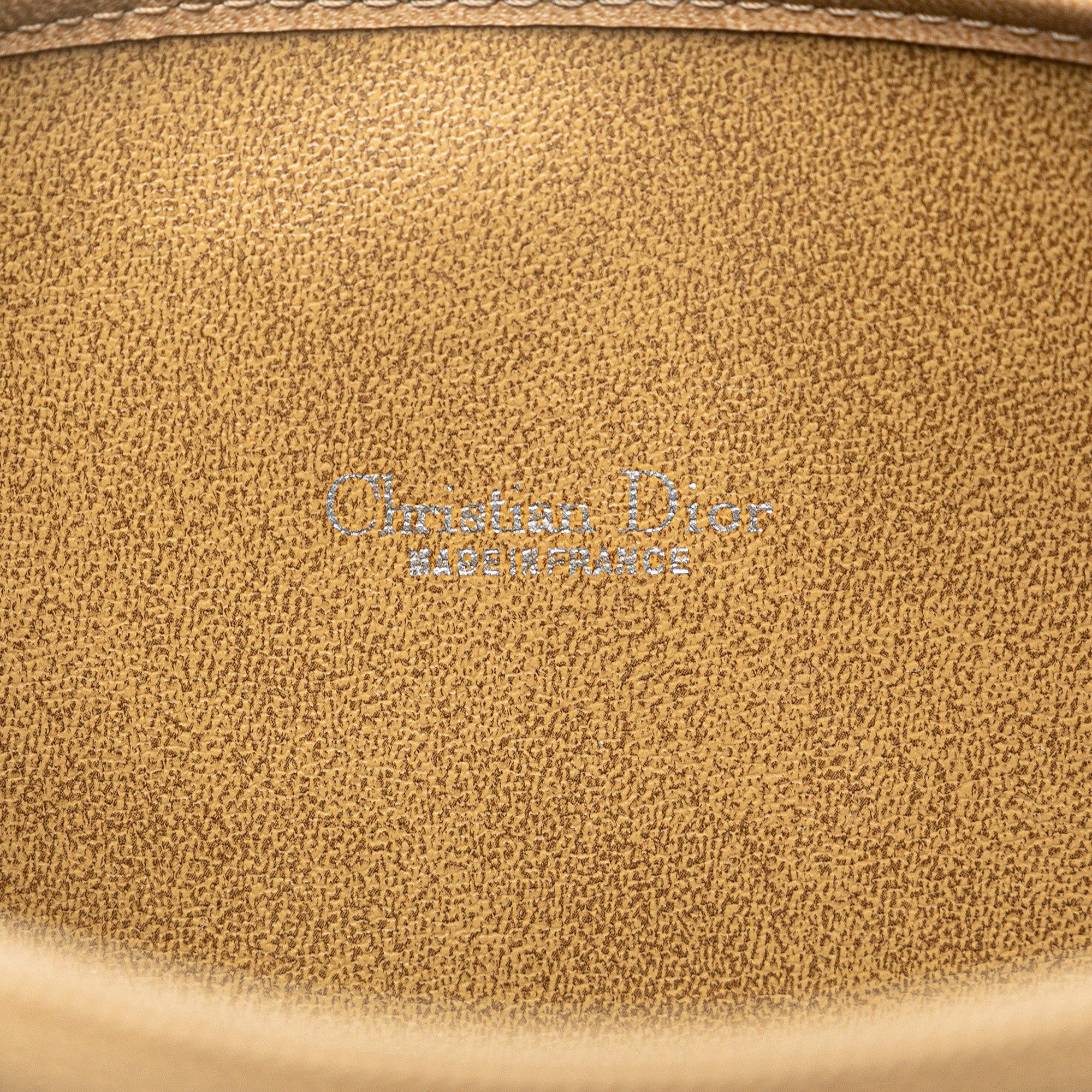 Dior Dior Honeycomb Coated Canvas Clutch Brown Size ONE SIZE - 5 Thumbnail