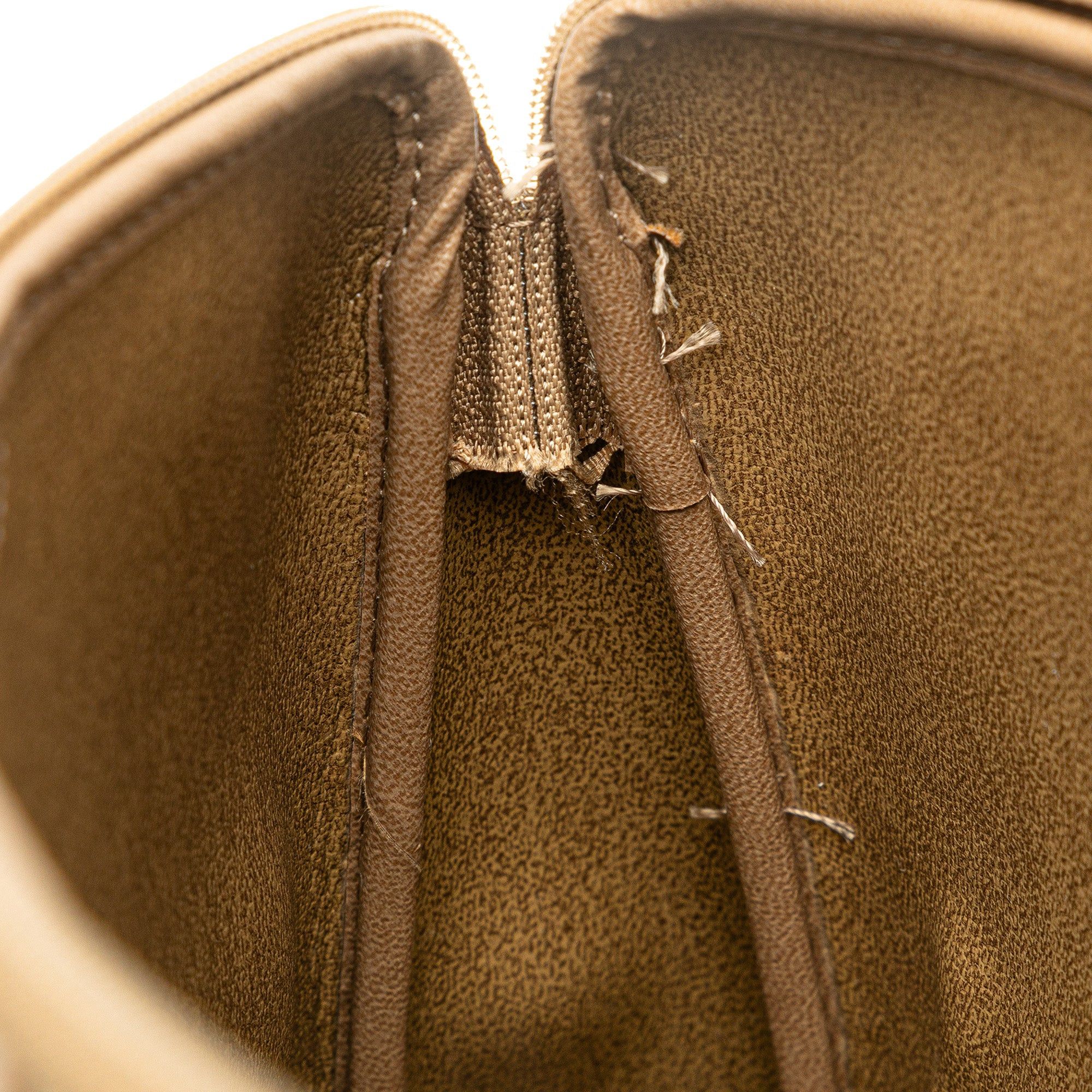 Dior Dior Honeycomb Coated Canvas Clutch Brown Size ONE SIZE - 6 Thumbnail