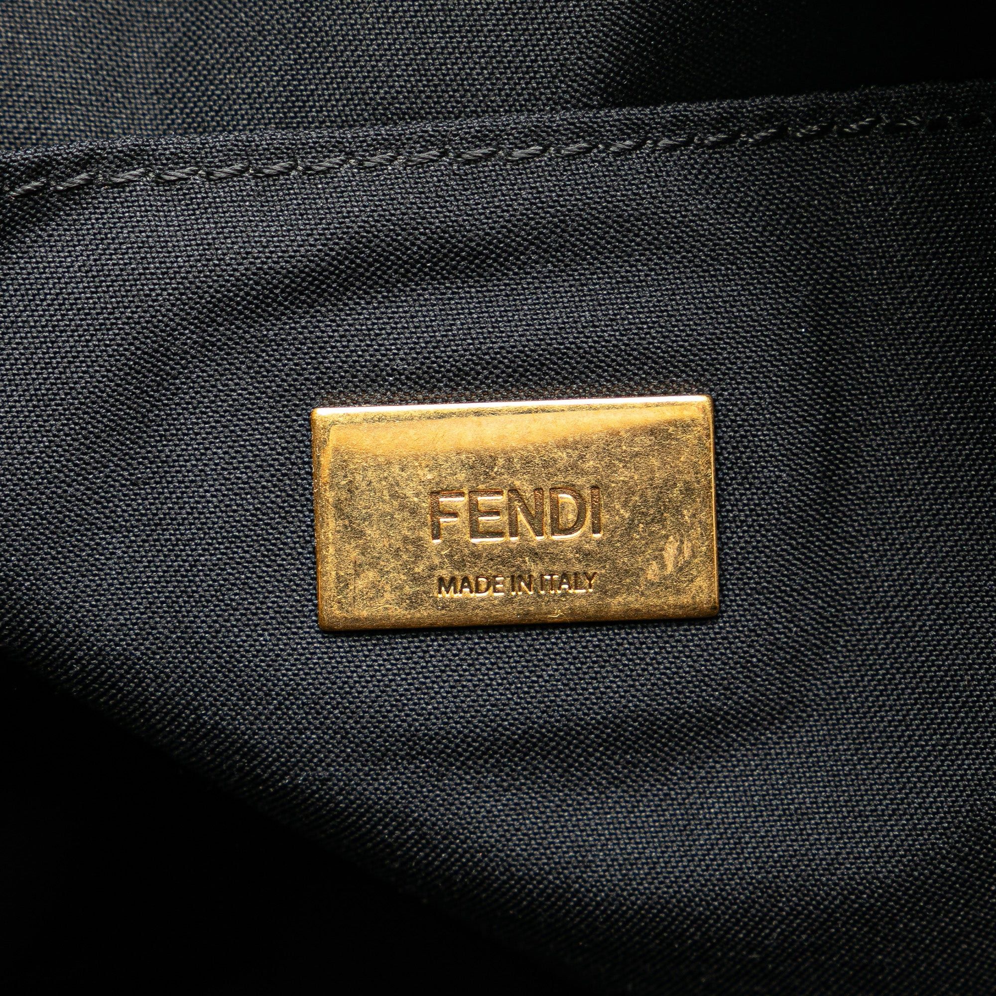 Fendi Fendi Joshua Vides Small Nylon Baguette Backpack Blue Size ONE SIZE - 5 Thumbnail