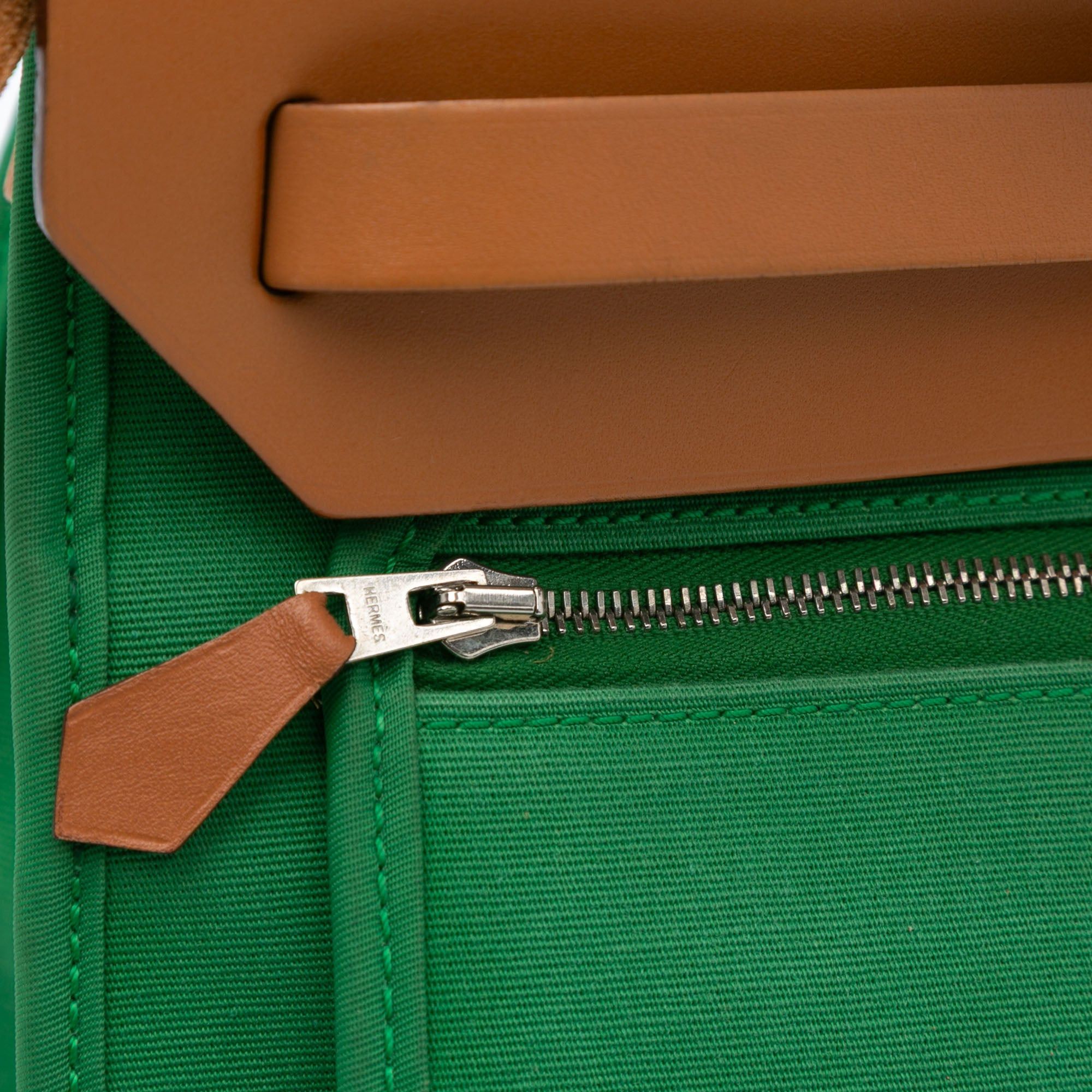 Hermes Hermès Canvas Herbag Zip 31 Green Size ONE SIZE - 10 Thumbnail