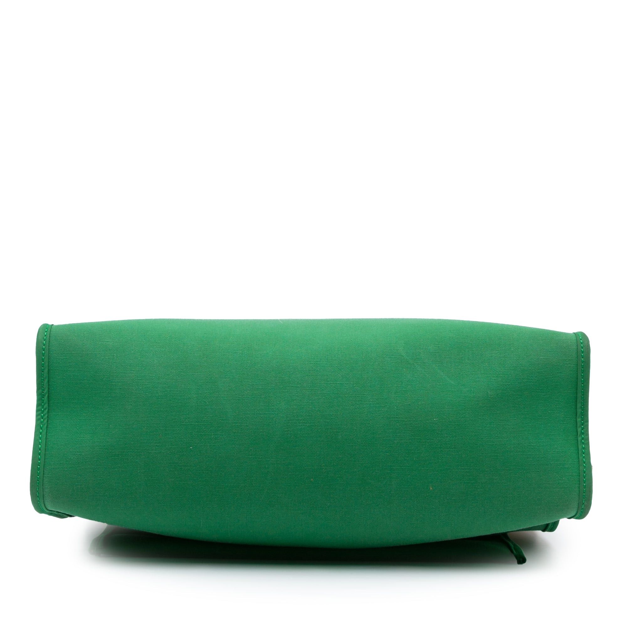 Hermes Hermès Canvas Herbag Zip 31 Green Size ONE SIZE - 3 Thumbnail