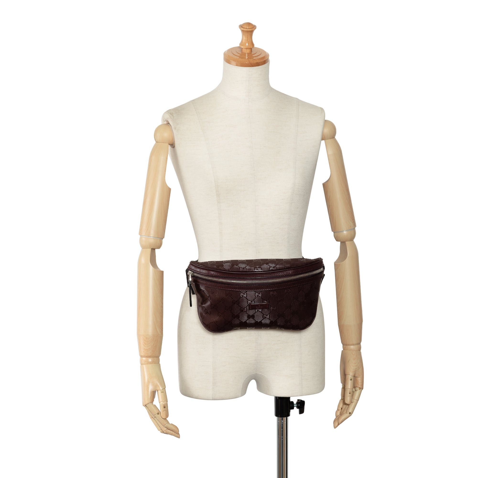 Gucci Gucci GG Imprime Belt Bag Red Size ONE SIZE - 9 Thumbnail