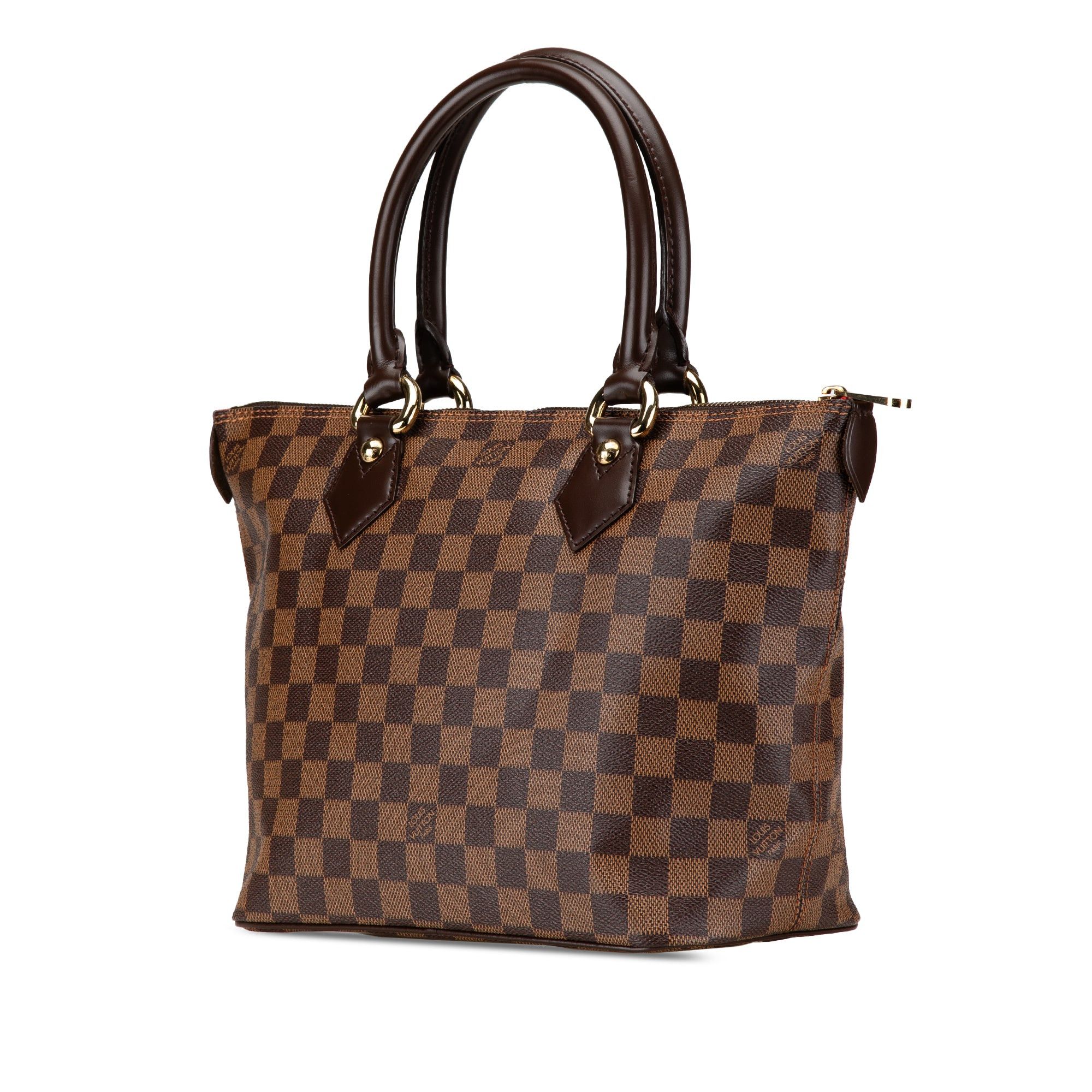 Louis Vuitton Louis Vuitton Damier Ebene Saleya PM Brown Size ONE SIZE - 2 Thumbnail