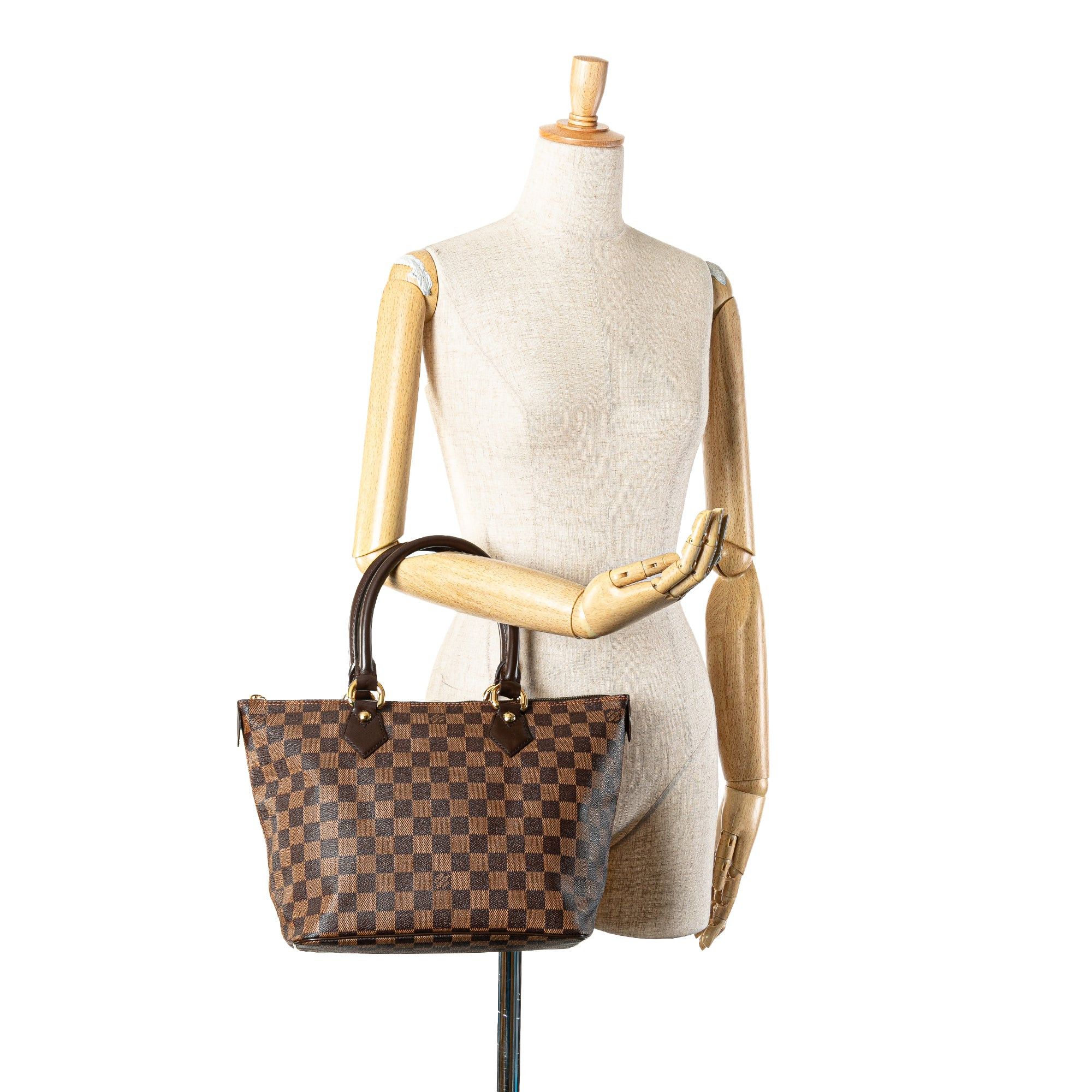 Louis Vuitton Louis Vuitton Damier Ebene Saleya PM Brown Size ONE SIZE - 10 Thumbnail