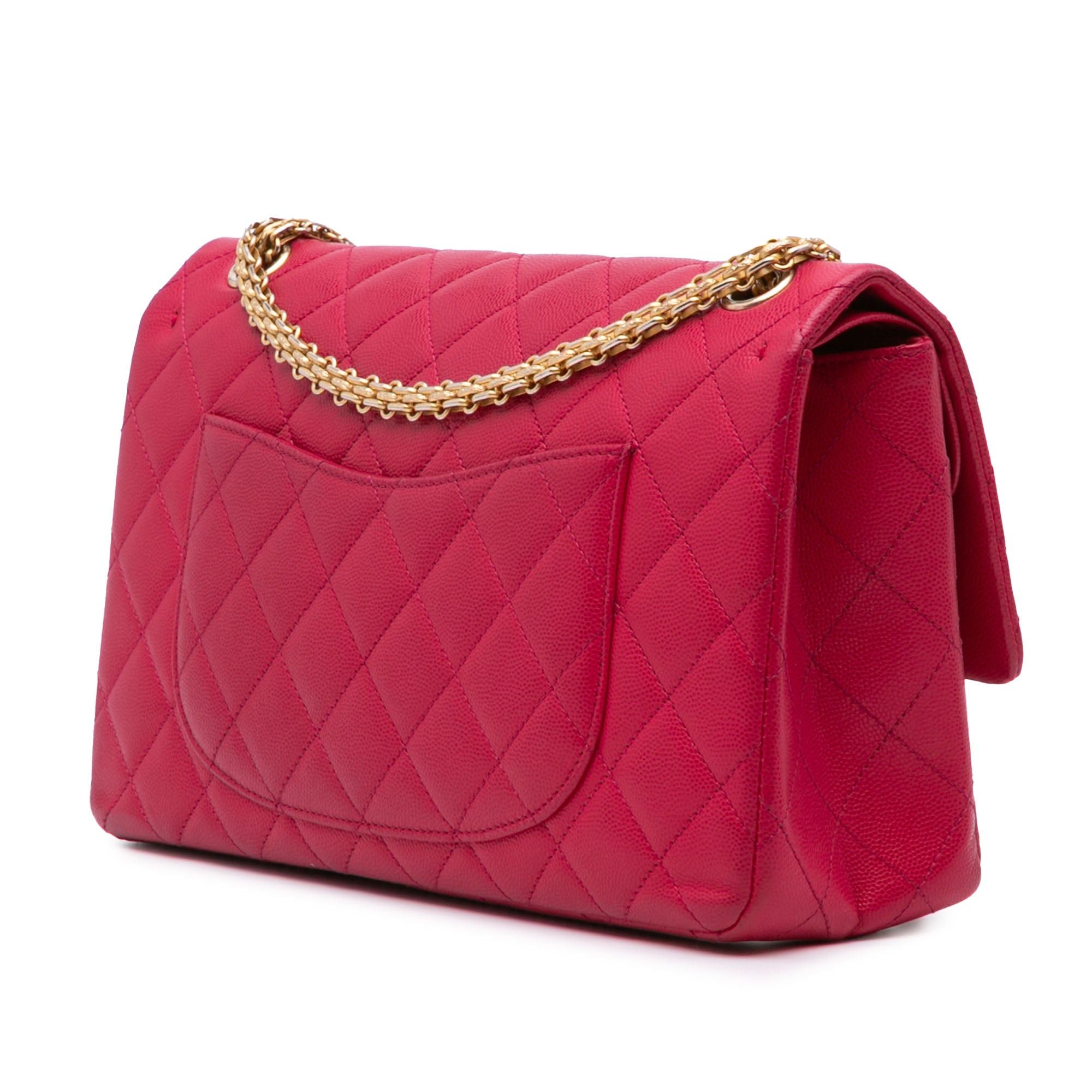 Chanel Chanel Reissue 2.55 Quilted Caviar Double Flap 226 Pink Size ONE SIZE - 2 Thumbnail