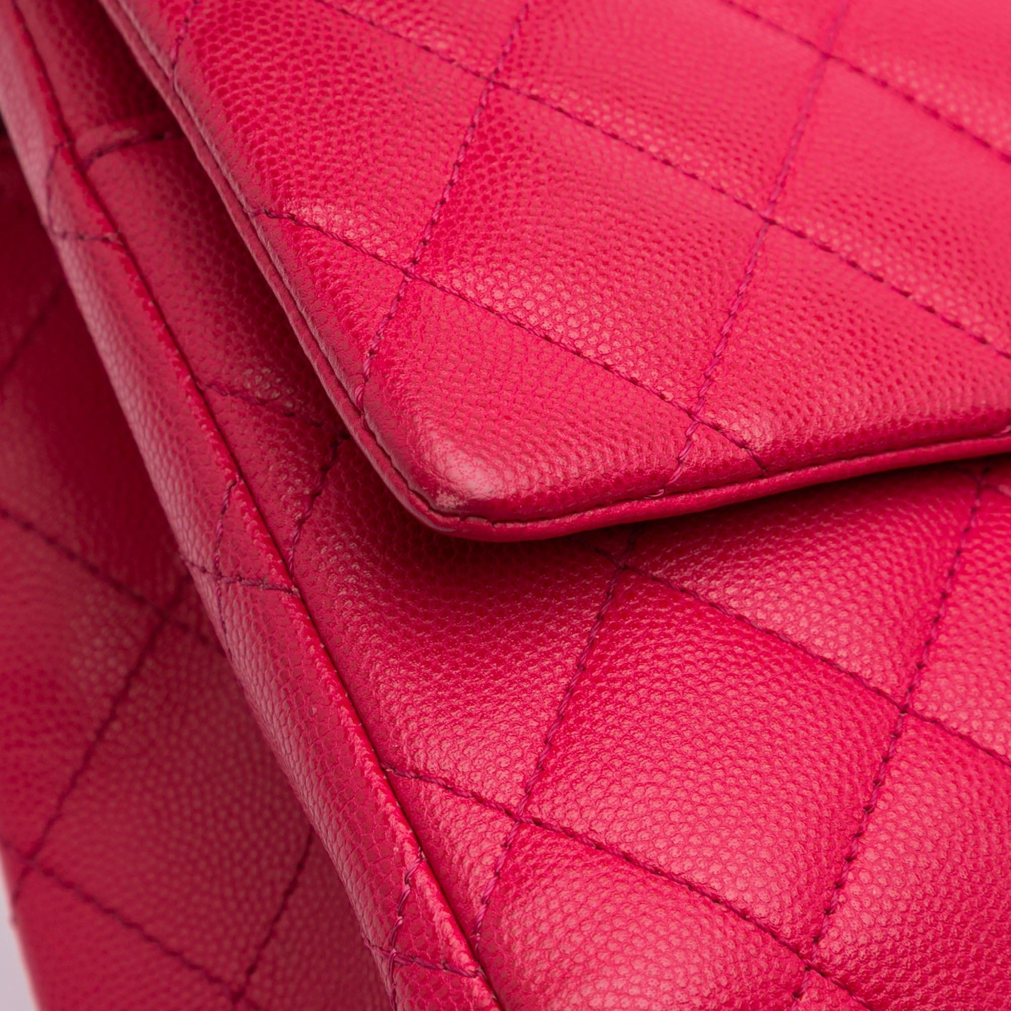 Chanel Chanel Reissue 2.55 Quilted Caviar Double Flap 226 Pink Size ONE SIZE - 9 Thumbnail