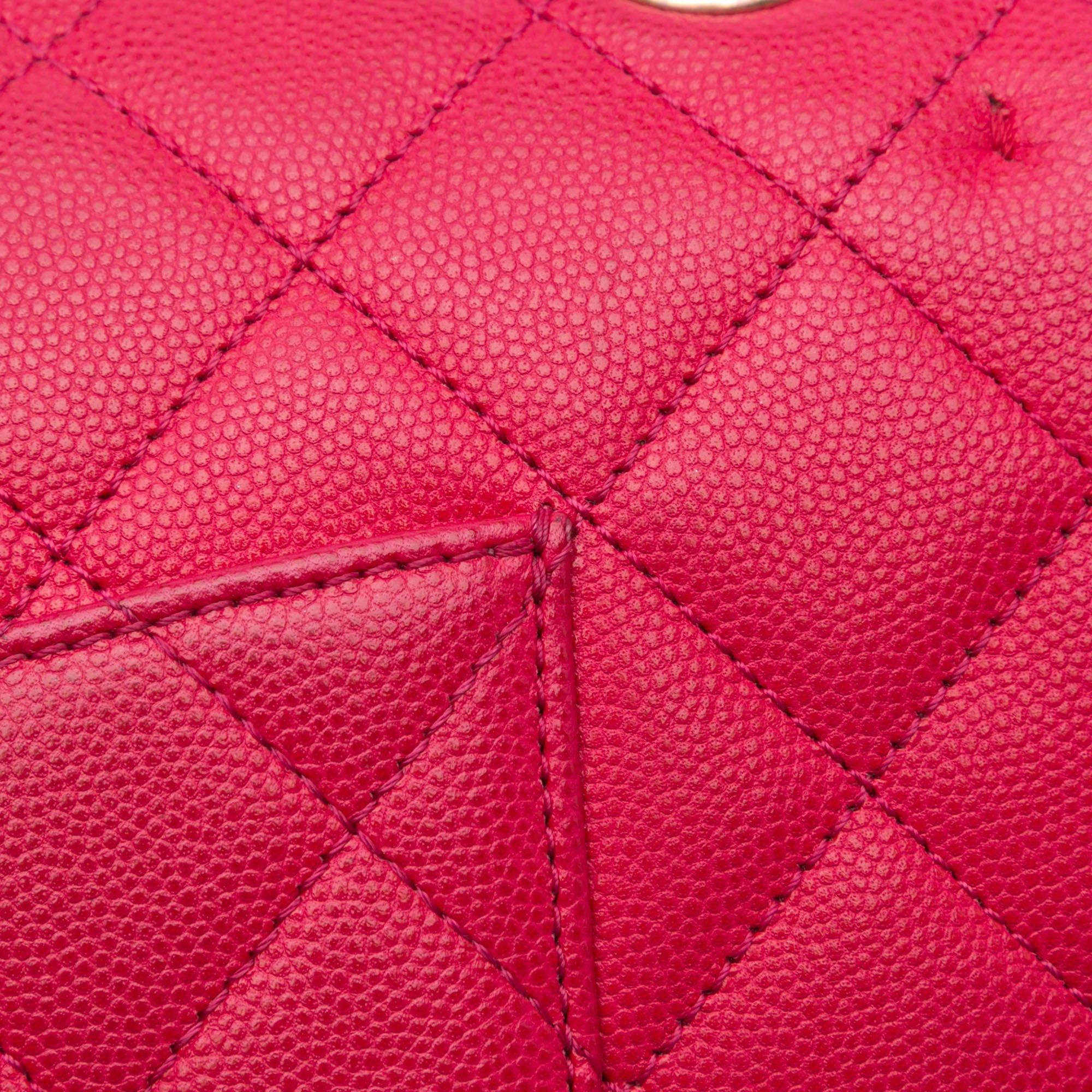 Chanel Chanel Reissue 2.55 Quilted Caviar Double Flap 226 Pink Size ONE SIZE - 7 Thumbnail