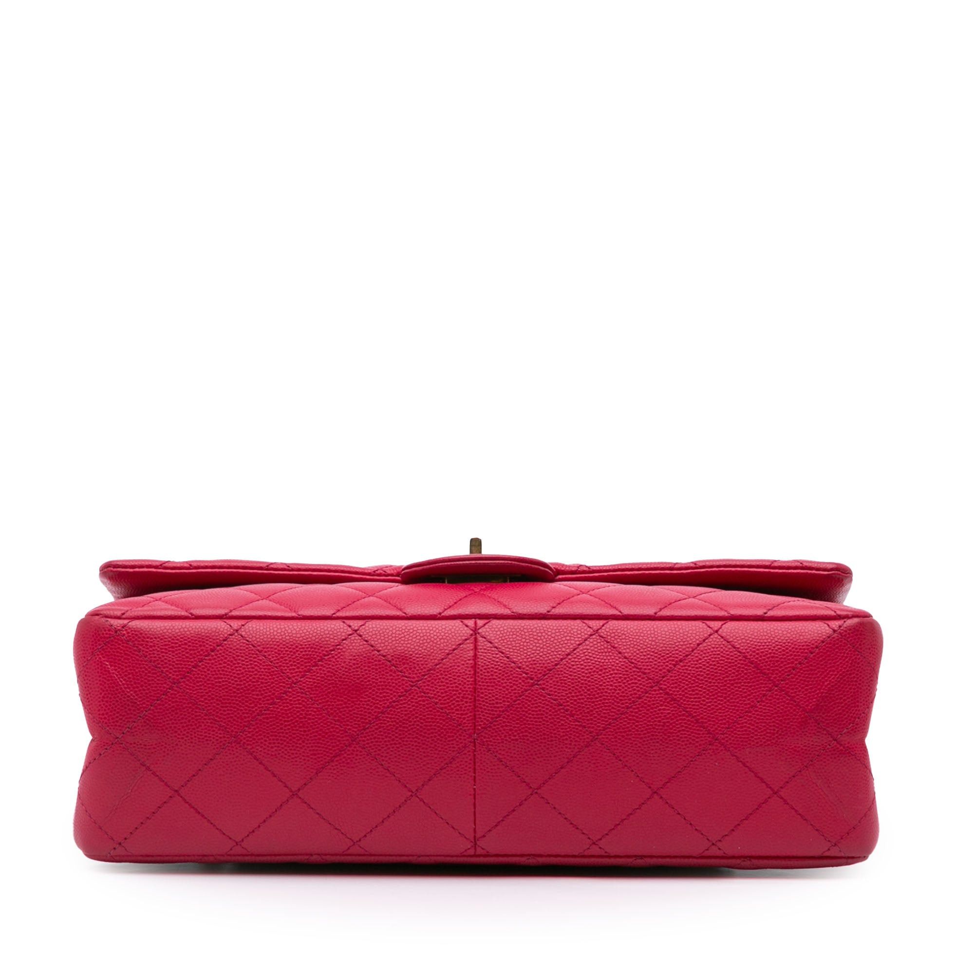 Chanel Chanel Reissue 2.55 Quilted Caviar Double Flap 226 Pink Size ONE SIZE - 3 Thumbnail