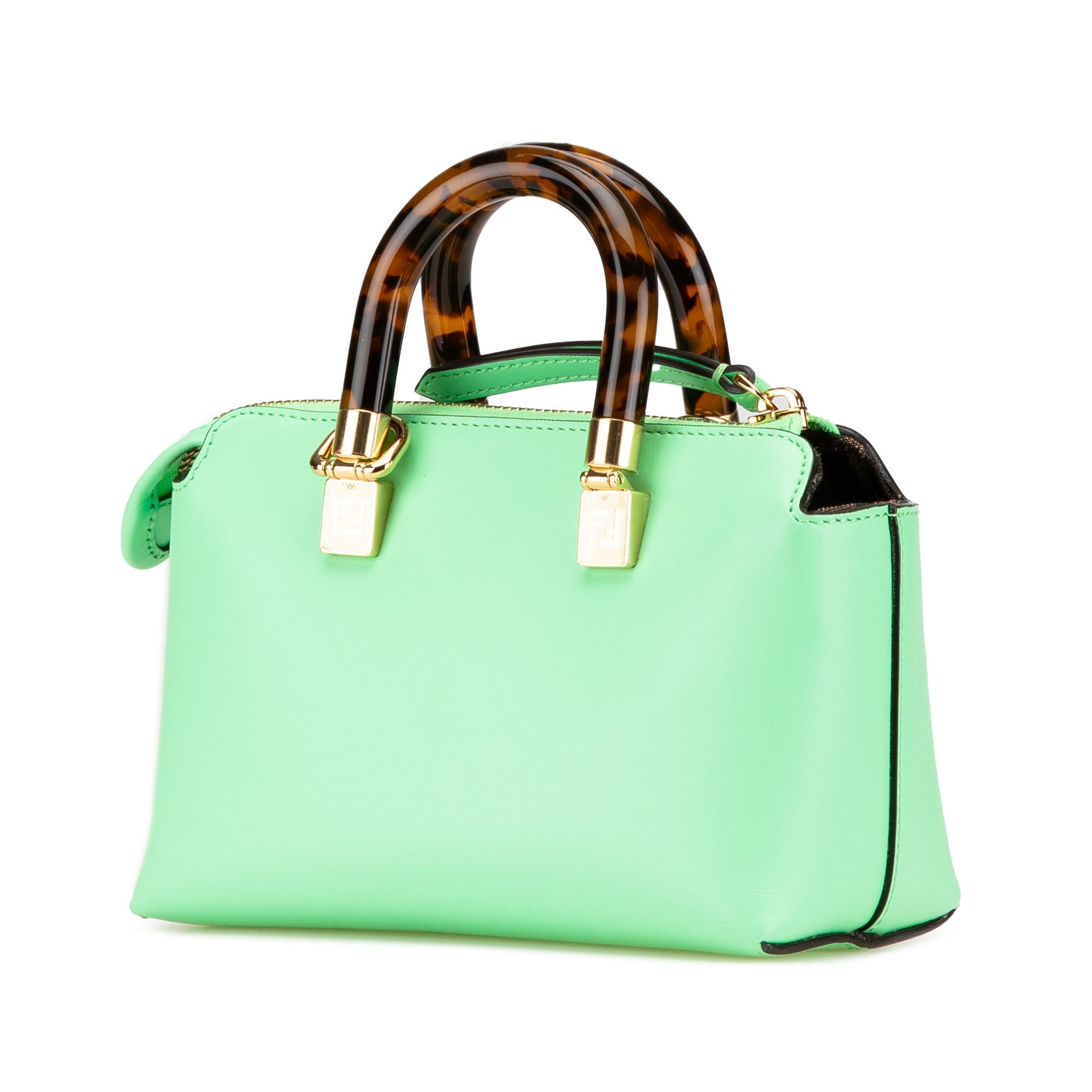 Fendi Fendi Mini Leather By The Way Roma Satchel Green Size ONE SIZE - 2 Thumbnail