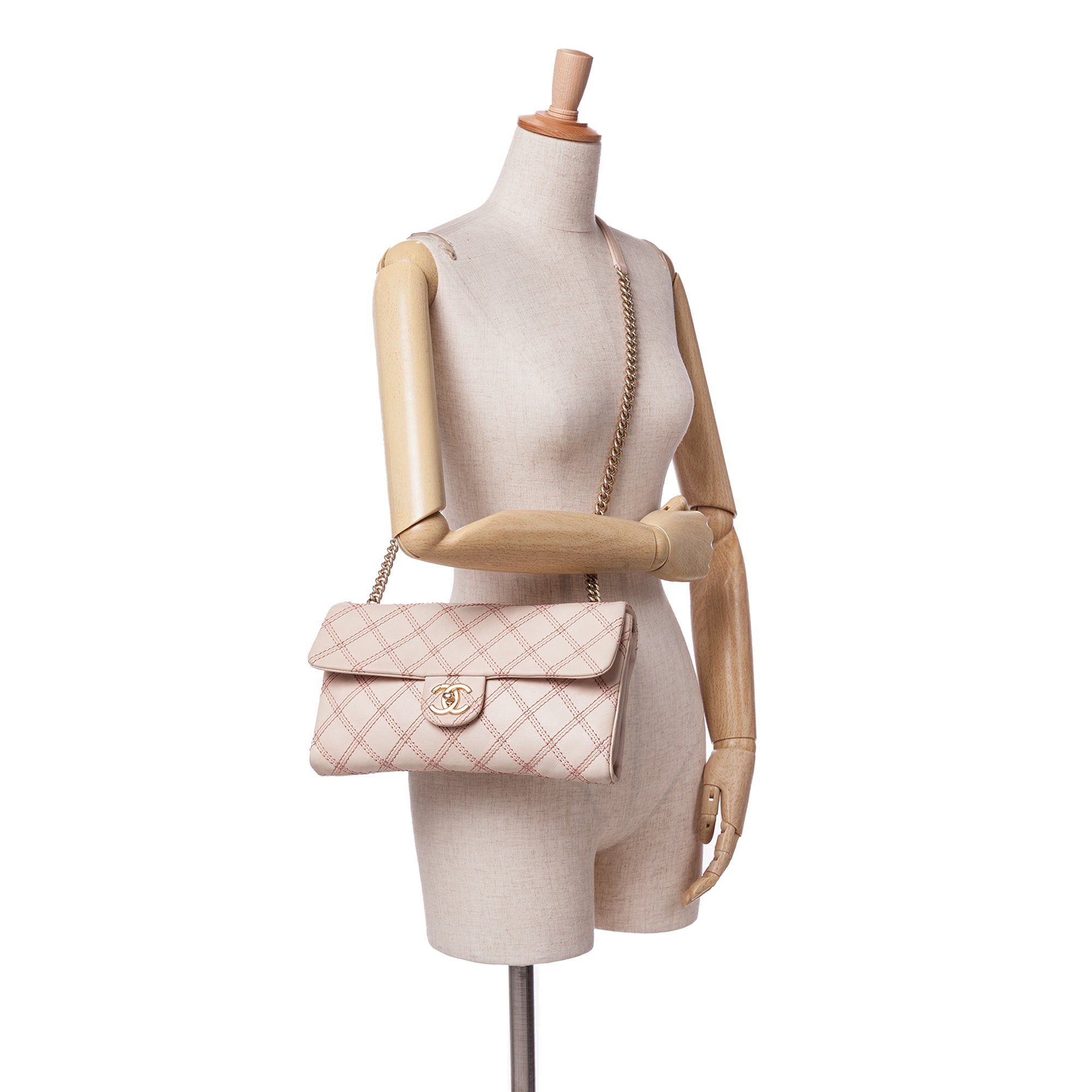 Chanel Chanel Jumbo Quilted Calfskin Triple Stitched Flap Brown Size ONE SIZE - 10 Thumbnail
