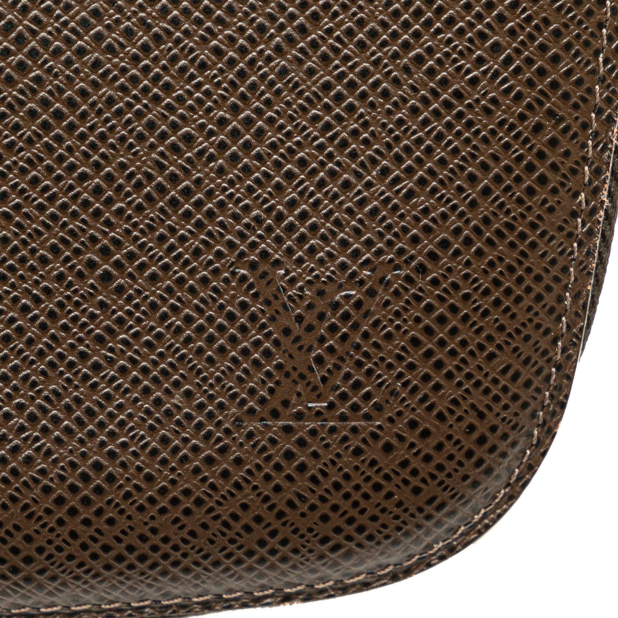 Louis Vuitton Louis Vuitton Taiga Atoll Organizer Brown Size ONE SIZE - 6 Thumbnail