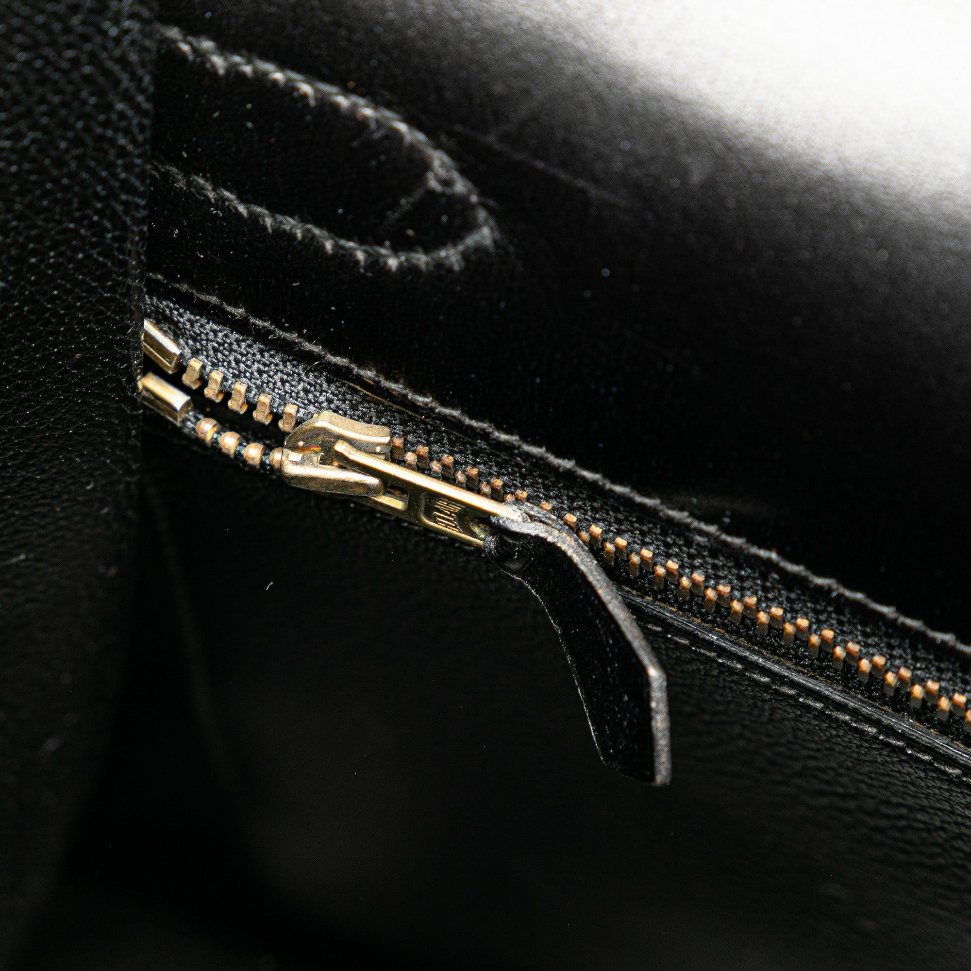 Hermes Hermès Box Calf Kelly Sellier 32 Black Size ONE SIZE - 7 Thumbnail