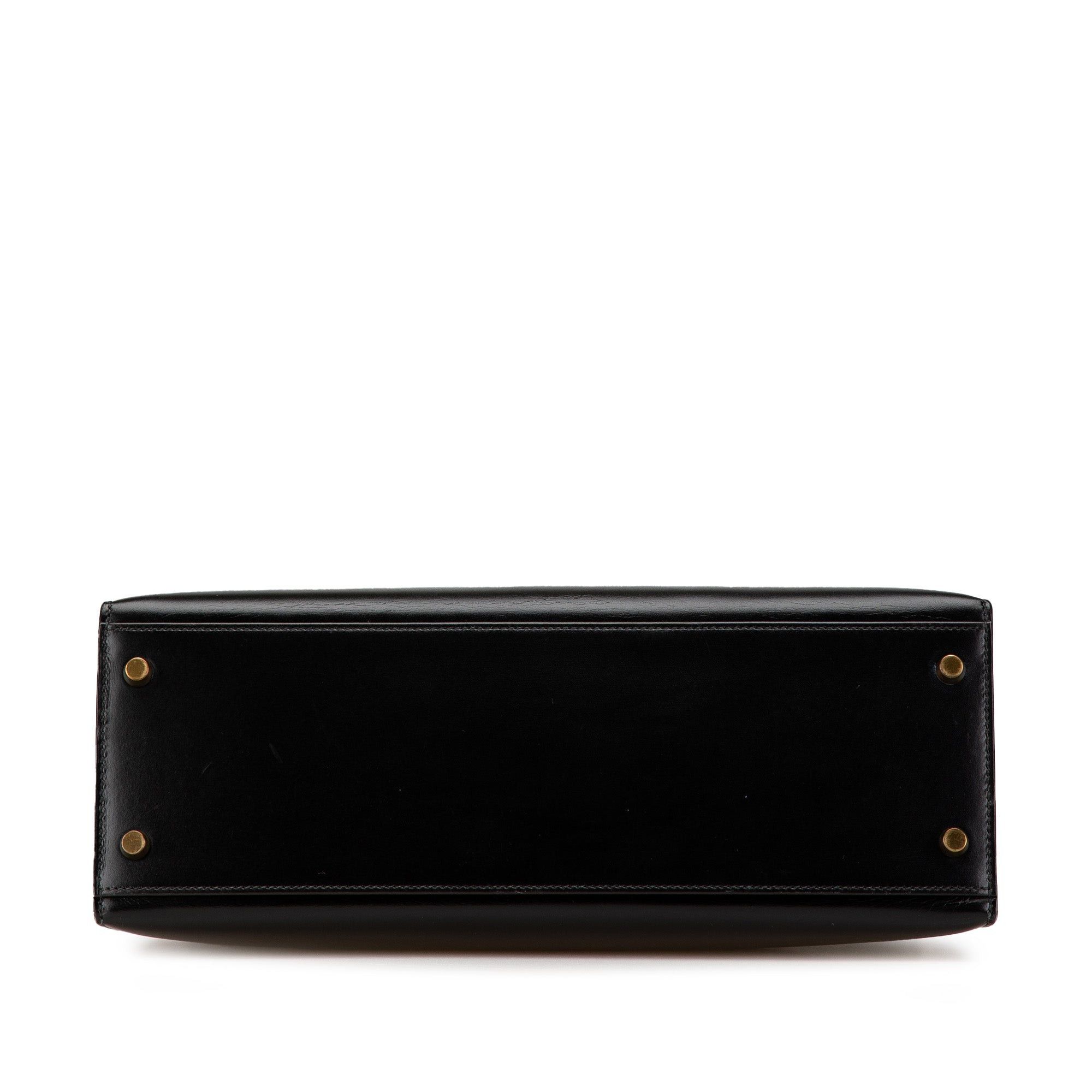 Hermes Hermès Box Calf Kelly Sellier 32 Black Size ONE SIZE - 3 Thumbnail