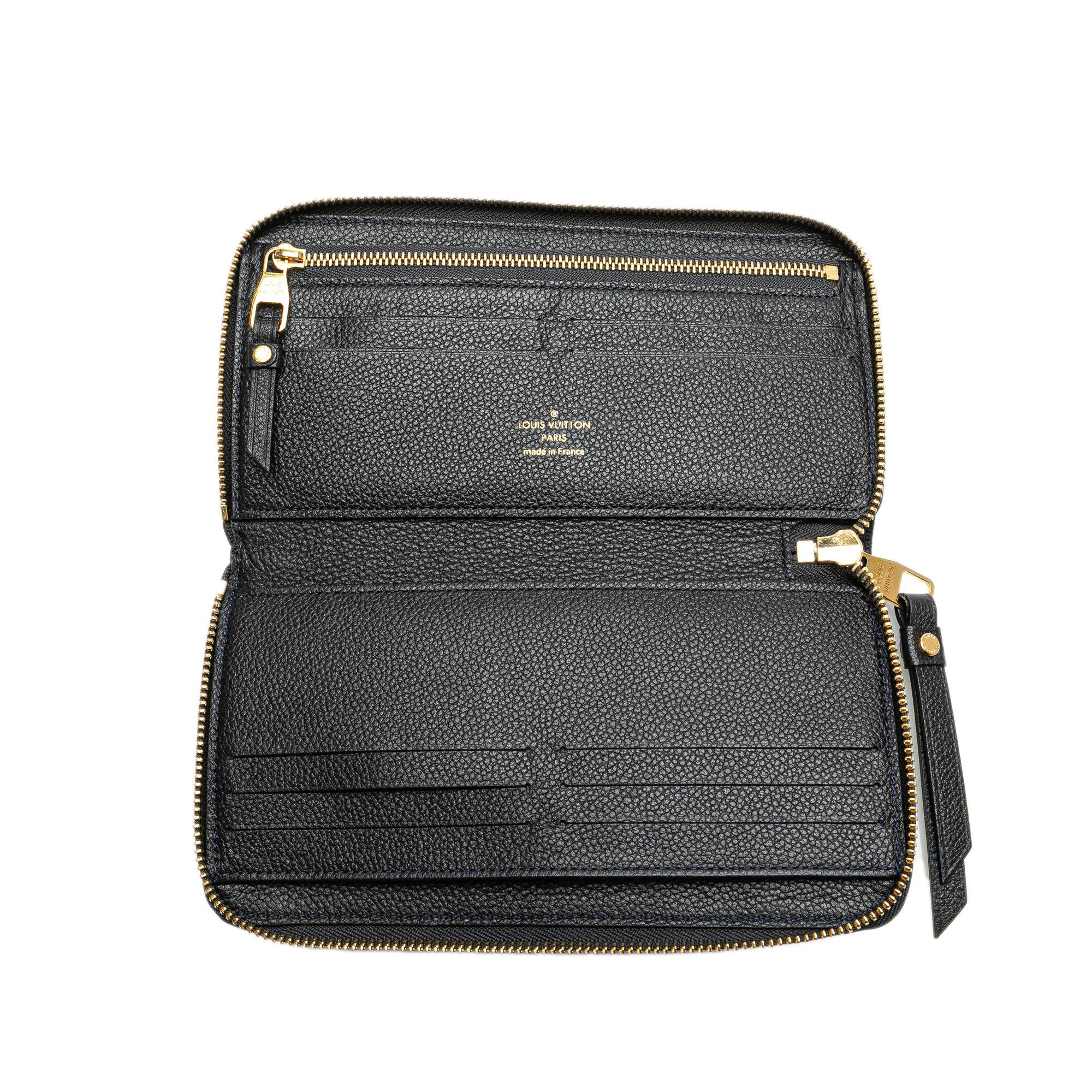 Louis Vuitton Louis Vuitton Monogram Empreinte Zippy Long Wallet Black Size ONE SIZE - 4 Thumbnail