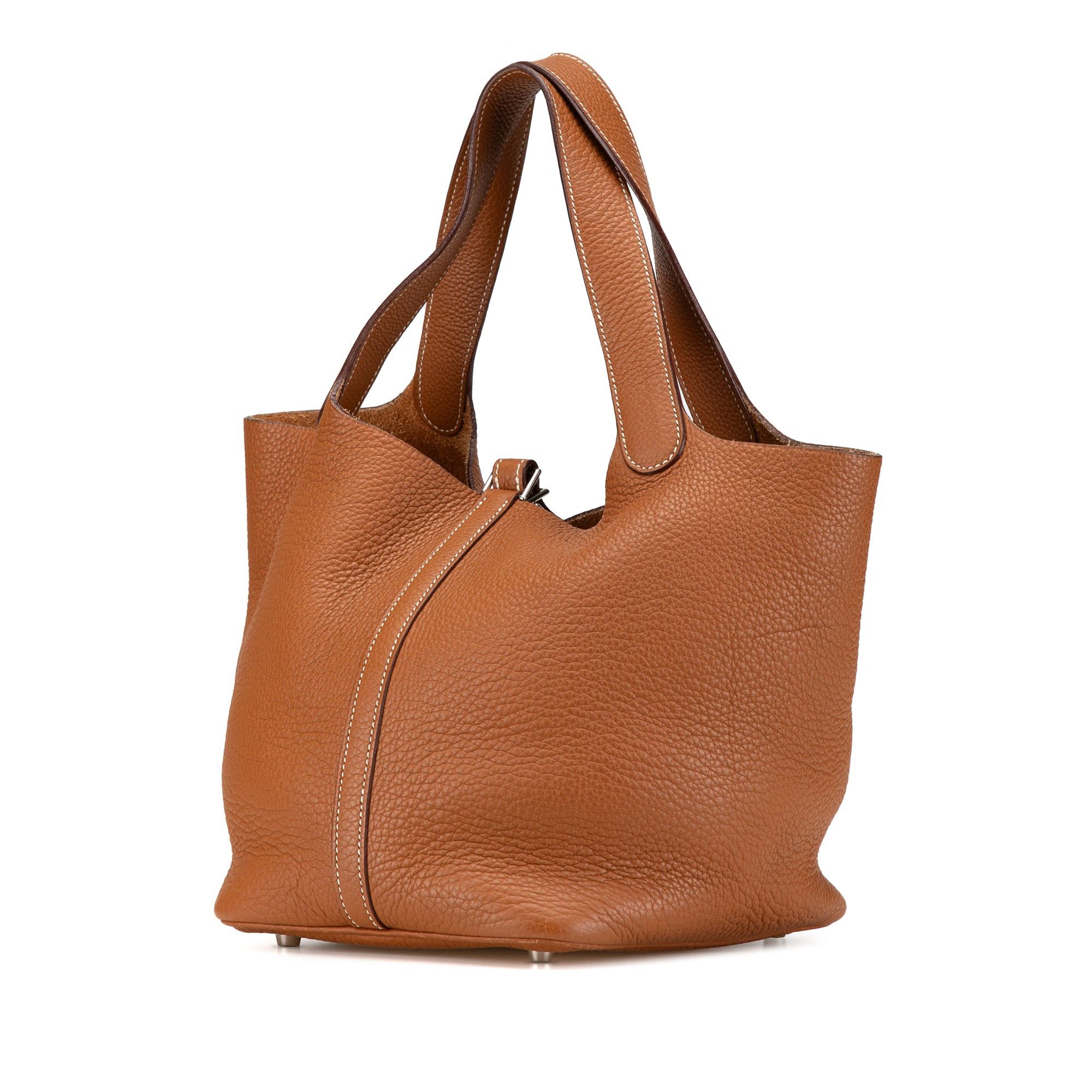 Hermes Hermès Clemence Picotin 22 Brown Size ONE SIZE - 2 Thumbnail