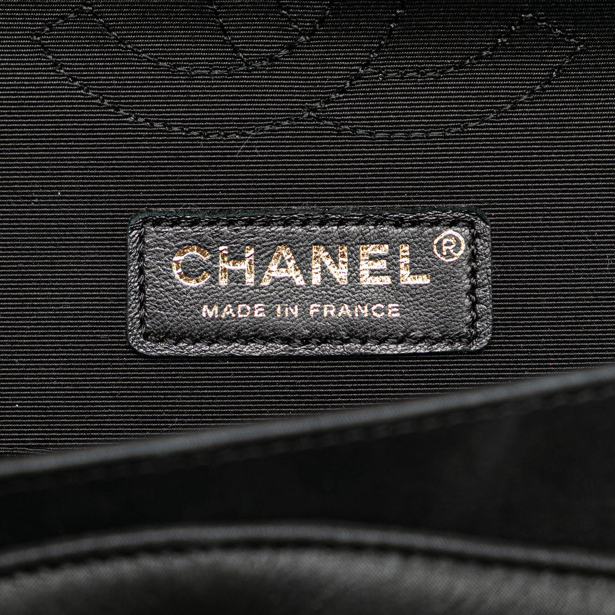 Chanel Chanel Medium Classic Bicolor Caviar Double Flap Silver Size ONE SIZE - 6 Thumbnail