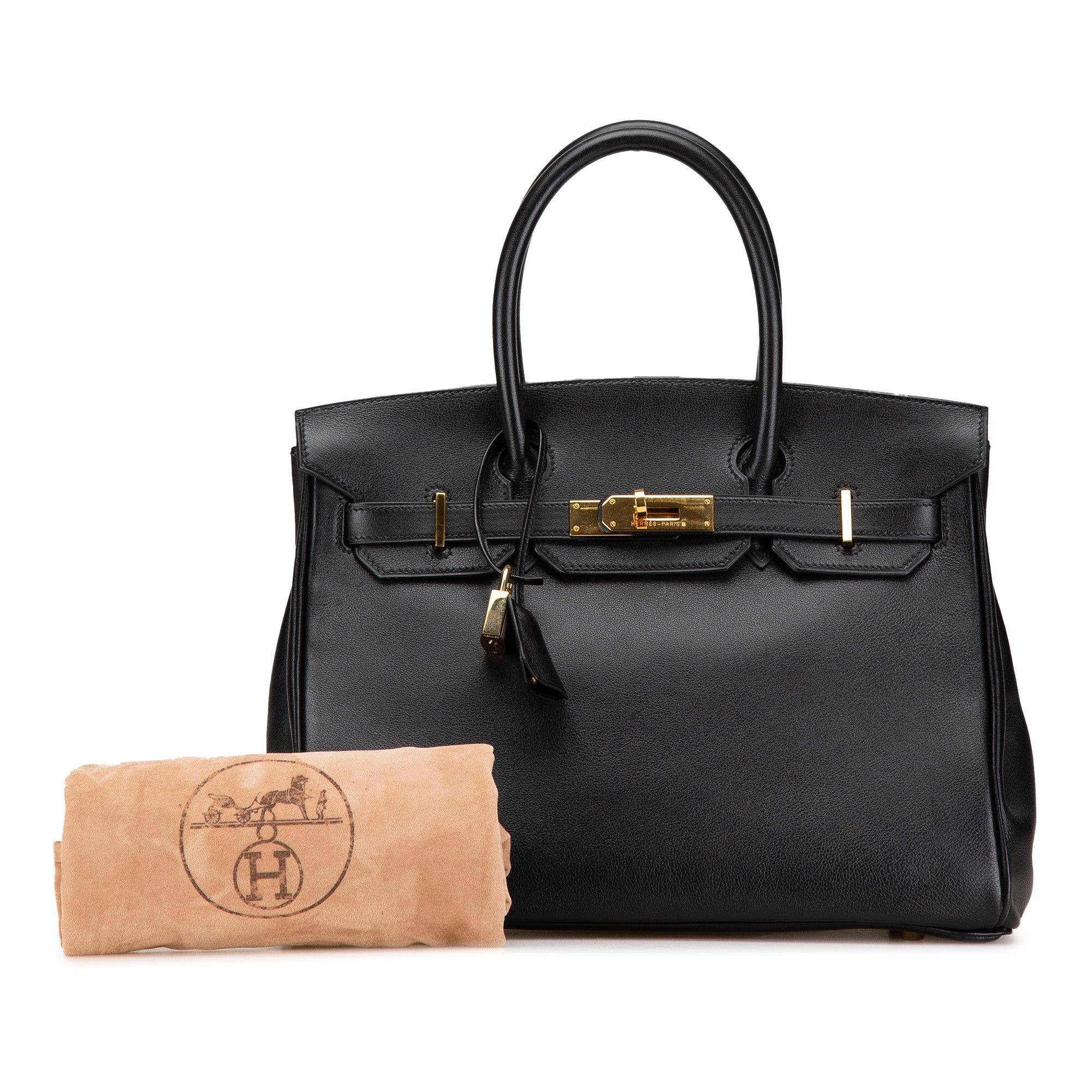Hermes Hermès Swift Birkin Retourne 30 Black Size ONE SIZE - 9 Thumbnail