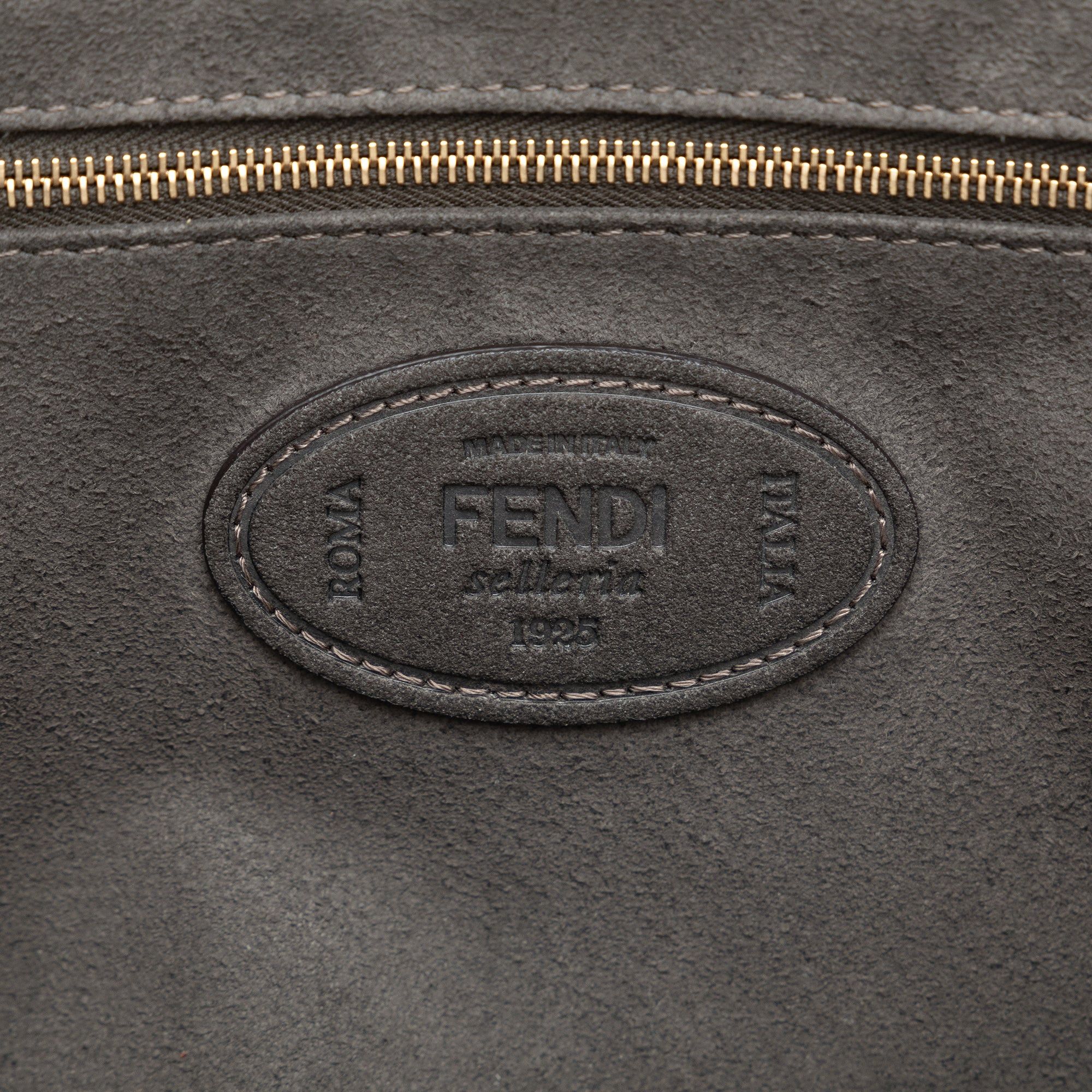 Fendi Fendi Medium Selleria FF Tote White Size ONE SIZE - 6 Thumbnail