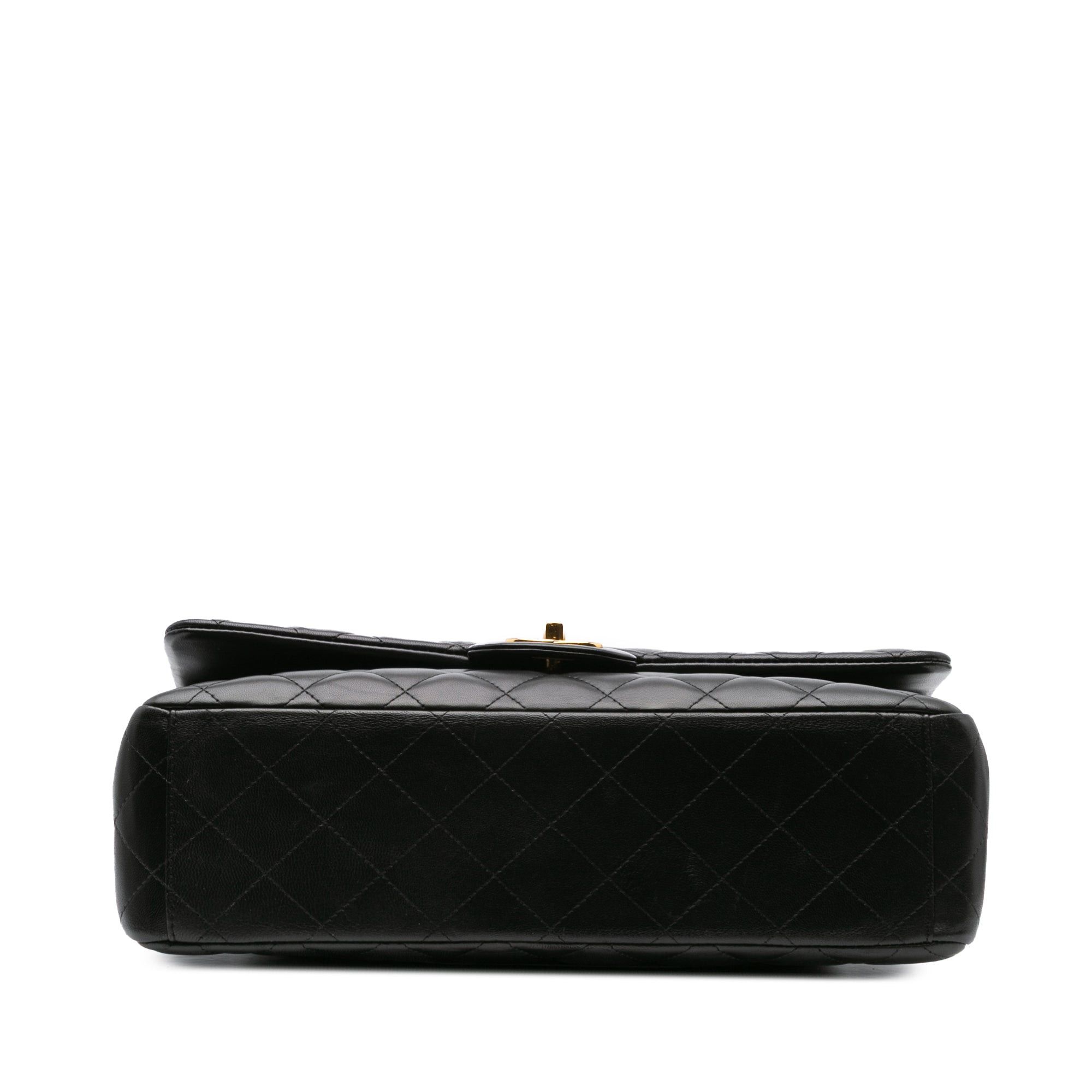 Chanel Chanel Maxi Classic Lambskin Double Flap Black Size ONE SIZE - 3 Thumbnail