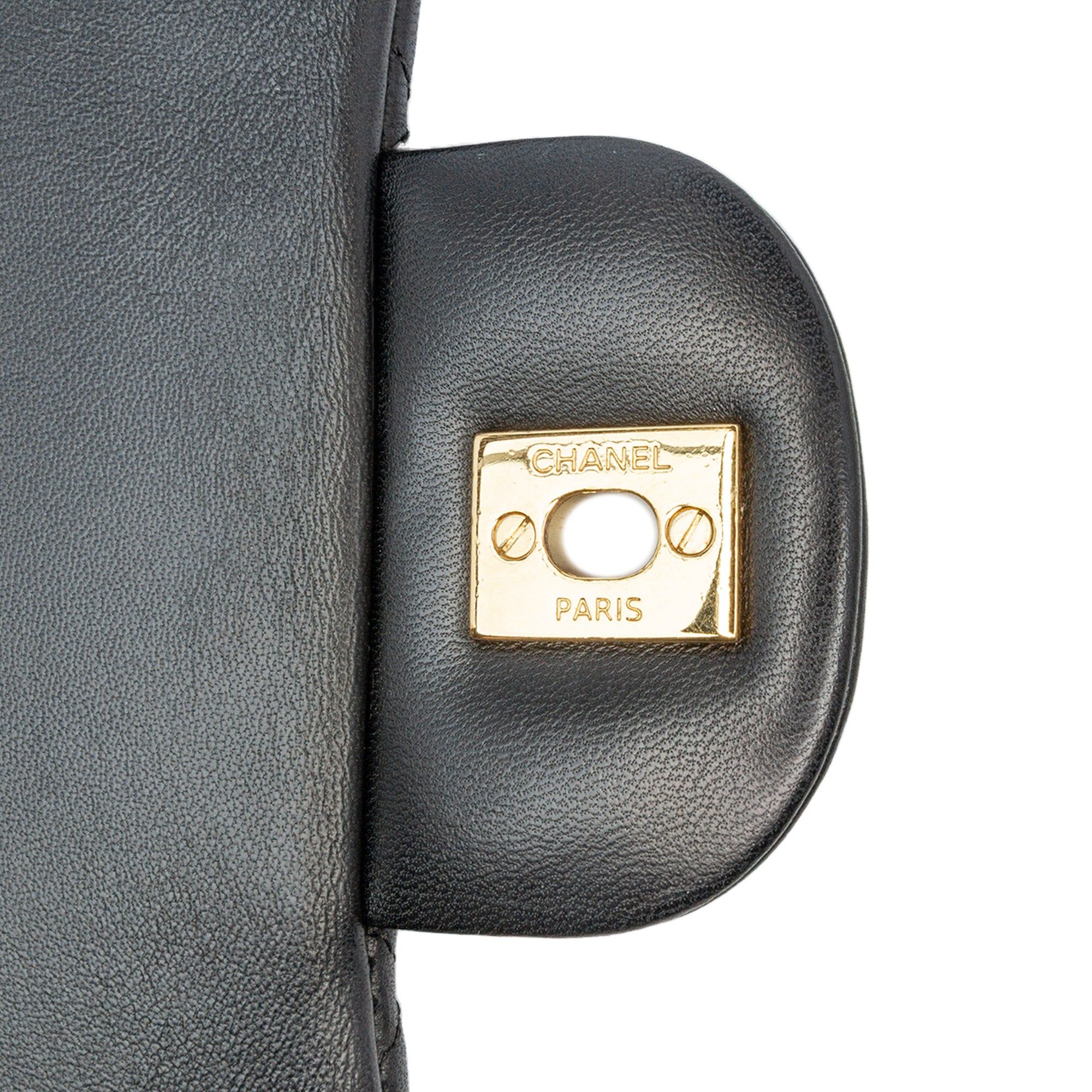 Chanel Chanel Maxi Classic Lambskin Double Flap Black Size ONE SIZE - 9 Thumbnail