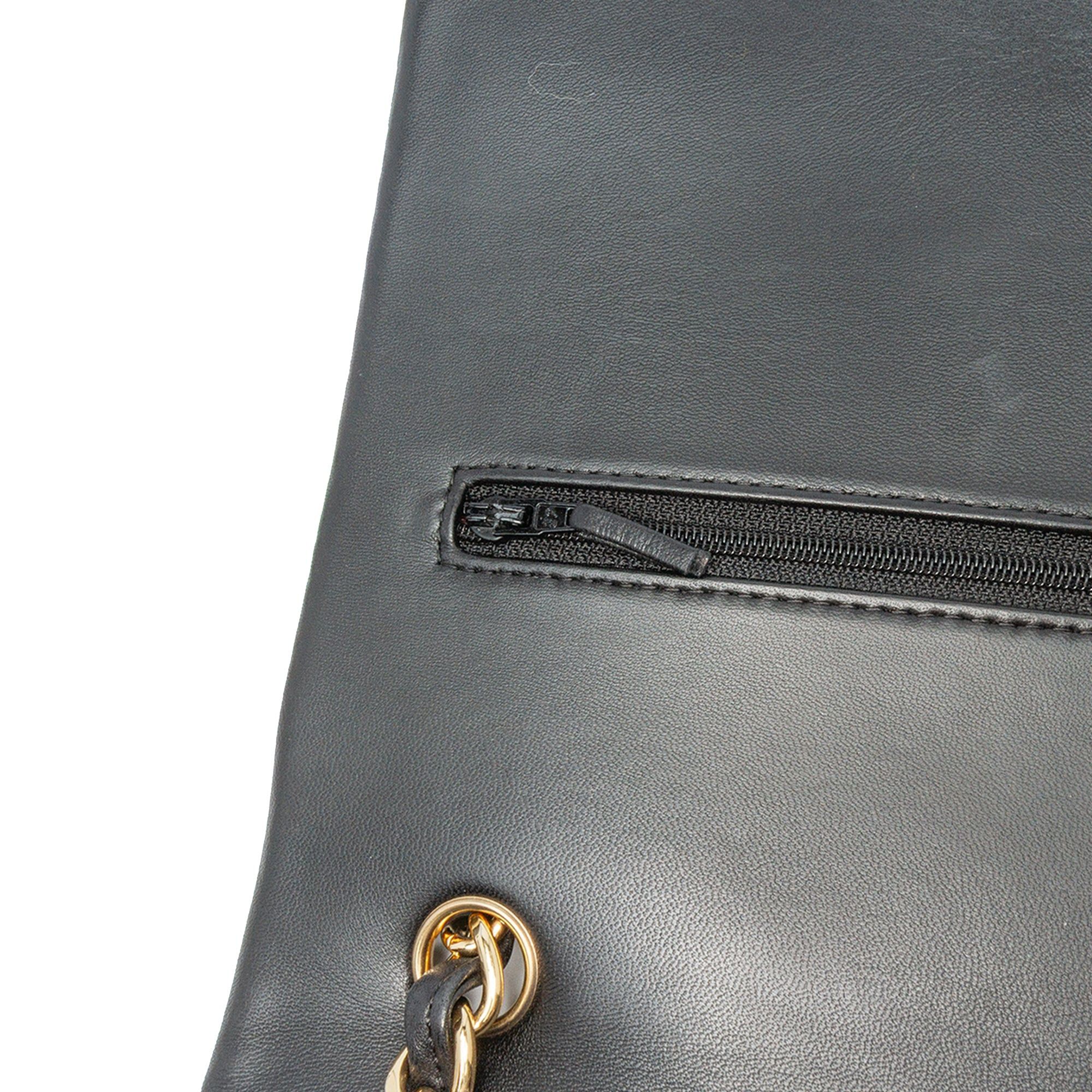 Chanel Chanel Maxi Classic Lambskin Double Flap Black Size ONE SIZE - 8 Thumbnail