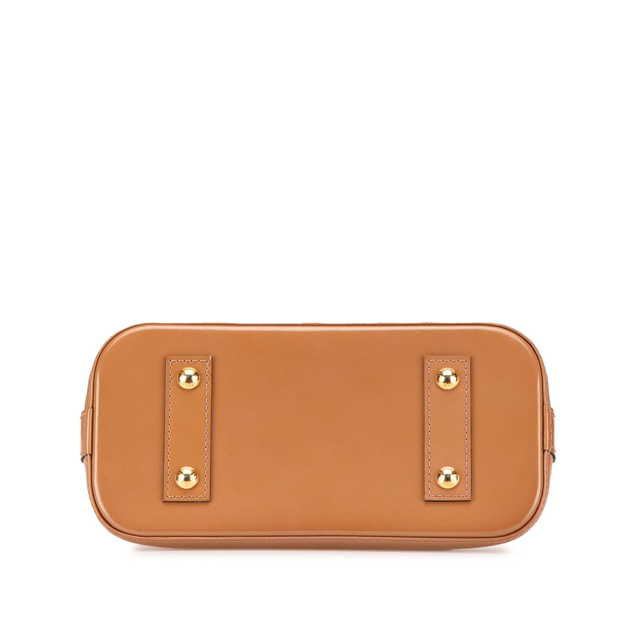 Louis Vuitton Louis Vuitton Monogram Vernis Alma BB Brown Size ONE SIZE - 3 Thumbnail