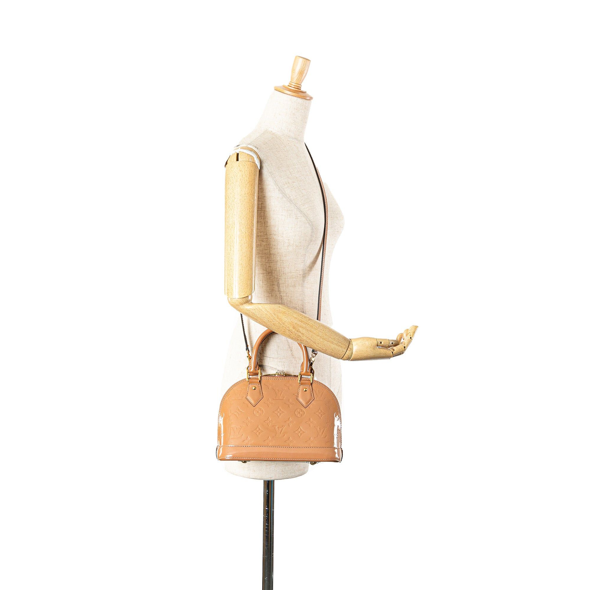 Louis Vuitton Louis Vuitton Monogram Vernis Alma BB Brown Size ONE SIZE - 12 Thumbnail